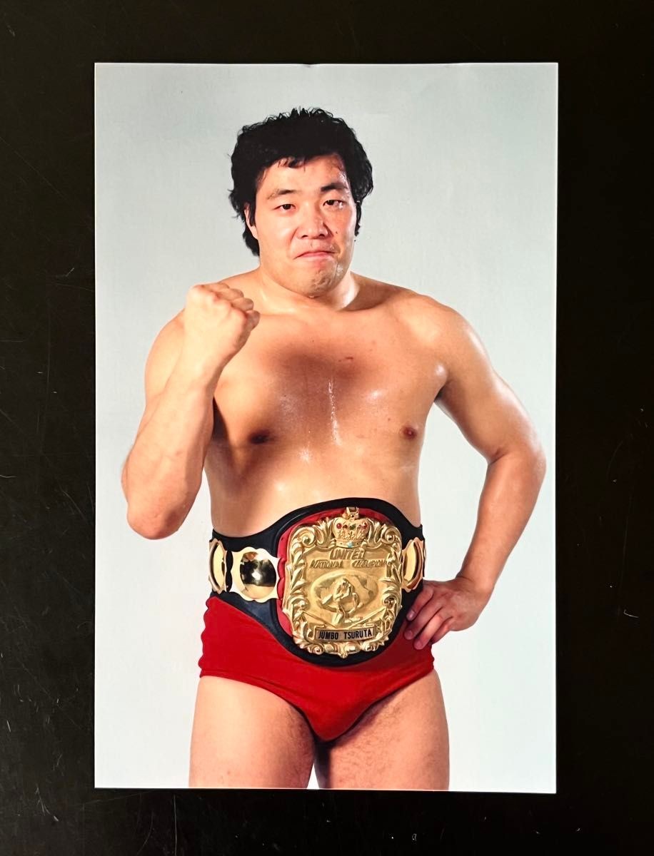 Marubelldo Jumbo Tsuruta Bromide Card 5.5×3.5in Slight Wrinkles