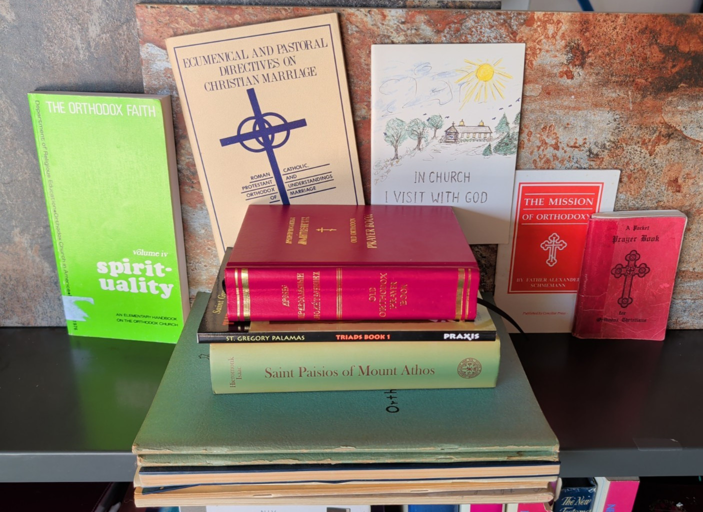 Orthodox Christian Book Lot J4: XX Books, Guides, Workbooks, Prayer, Liturgy++