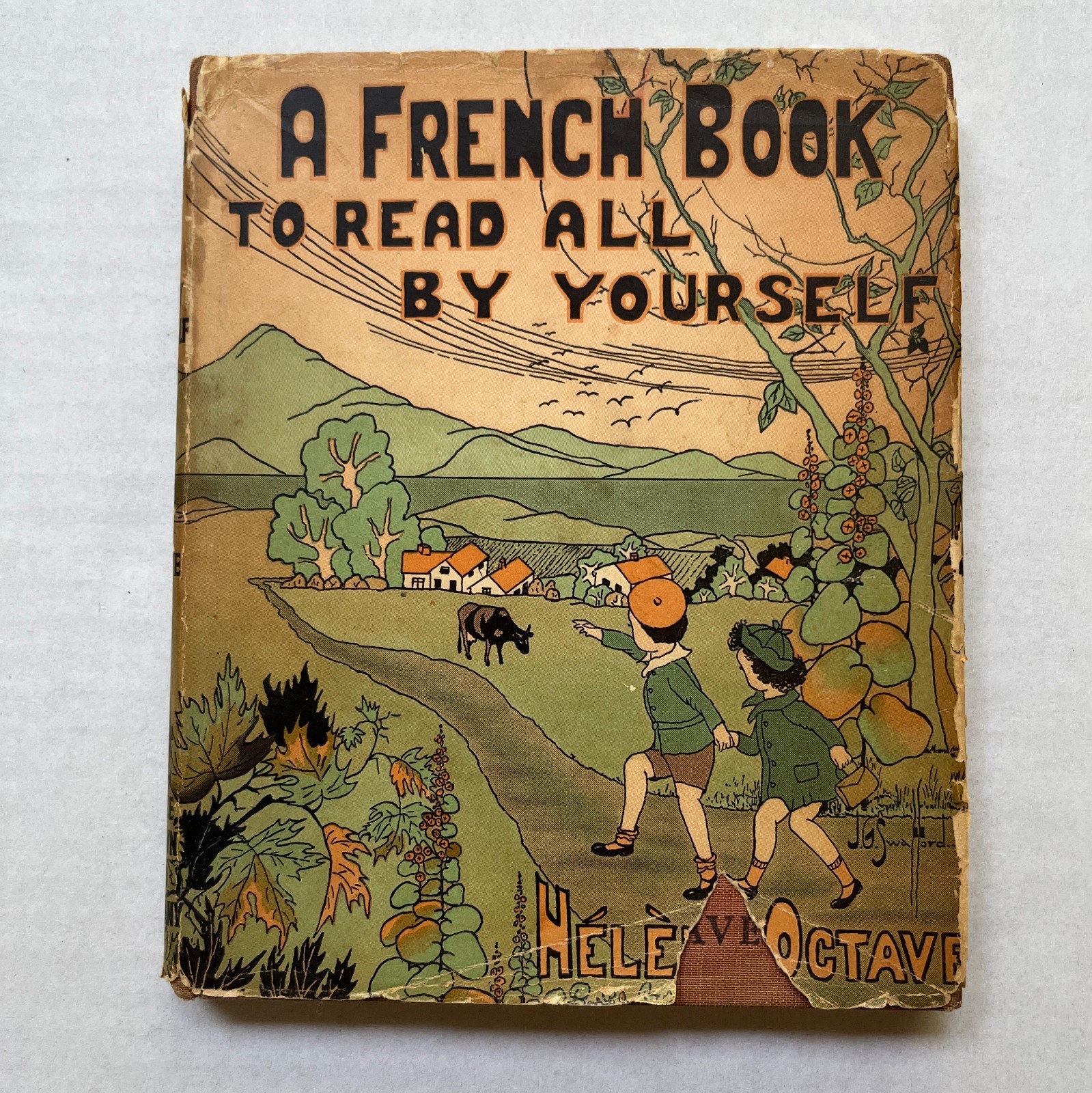 A French Book to Read All By Yourself by Helene Octave Vintage 1950s 102 pages