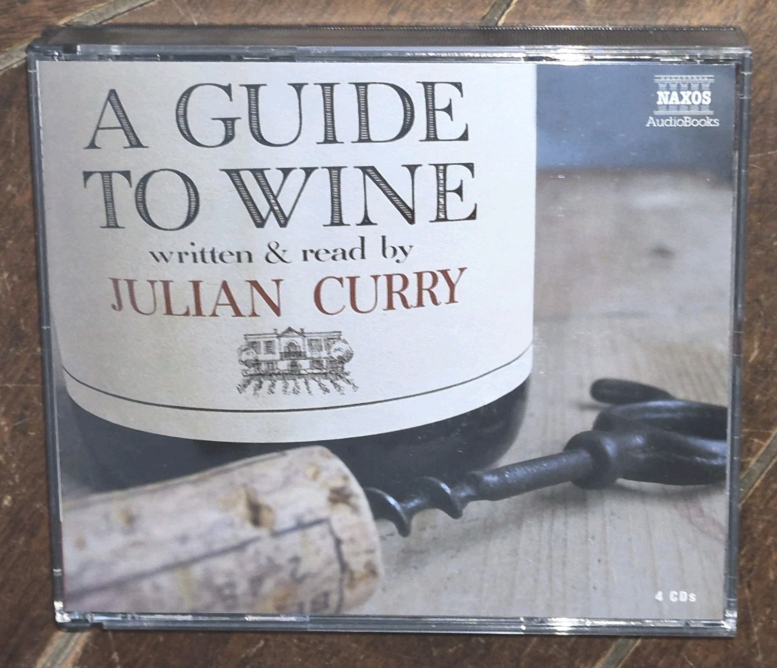 A Guide to Wine by Julian Curry ☆Used☆i (2003, Unabridged Naxos CD Audio Book)