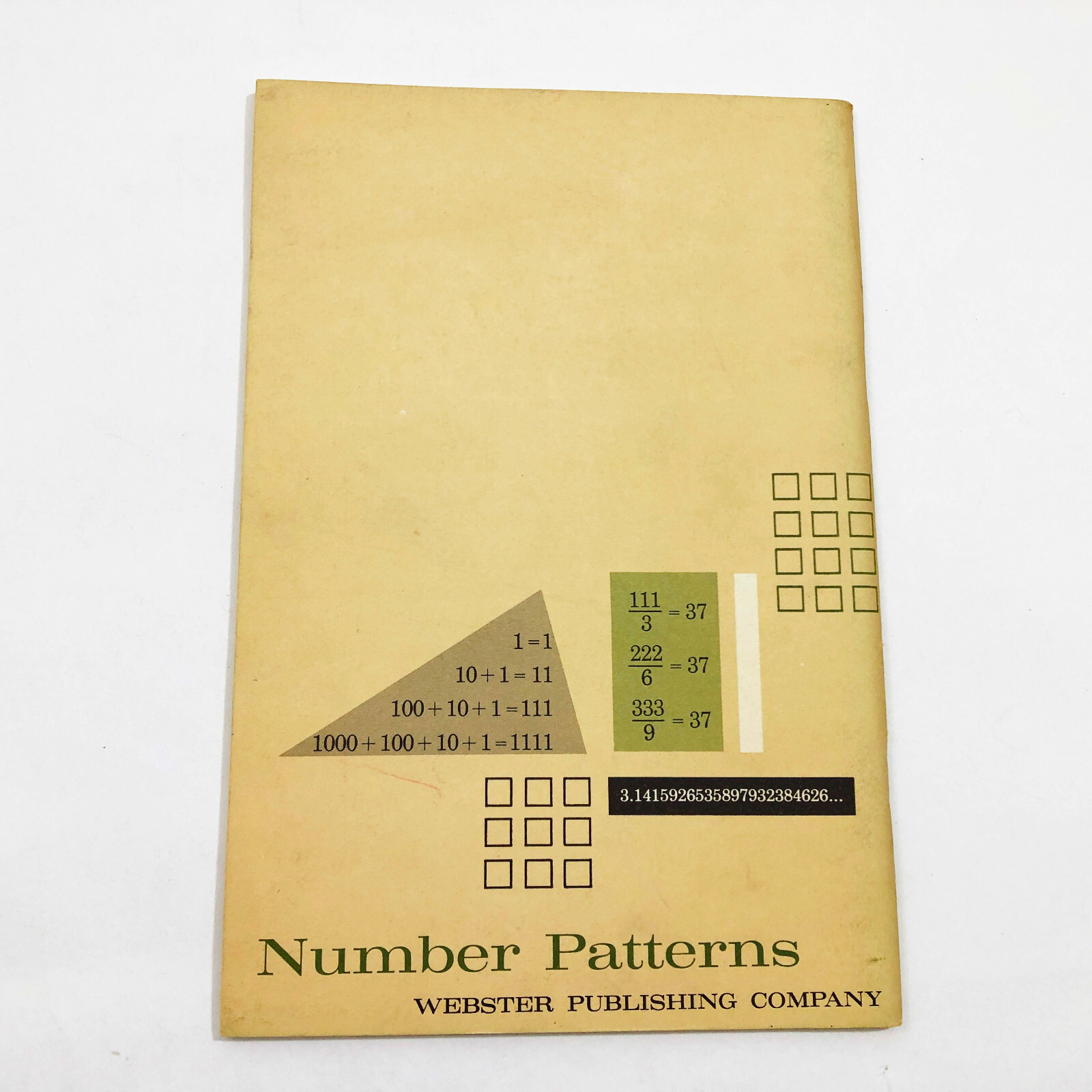 Number Patterns PB 47 pages Webster Publishing 1960 Glenn & Johnson