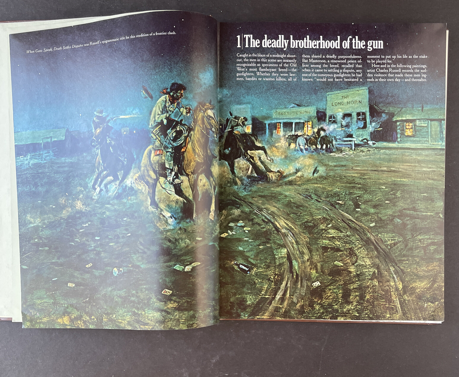 1974 The Old West “The Gunfighters” Time Life Books Hardcover Leatherette Book
