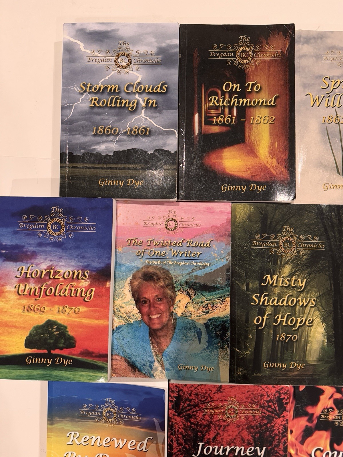 The Bregdan Chronicles GINNY DYE 13 Historical Book Lot 1-4 & 12-20