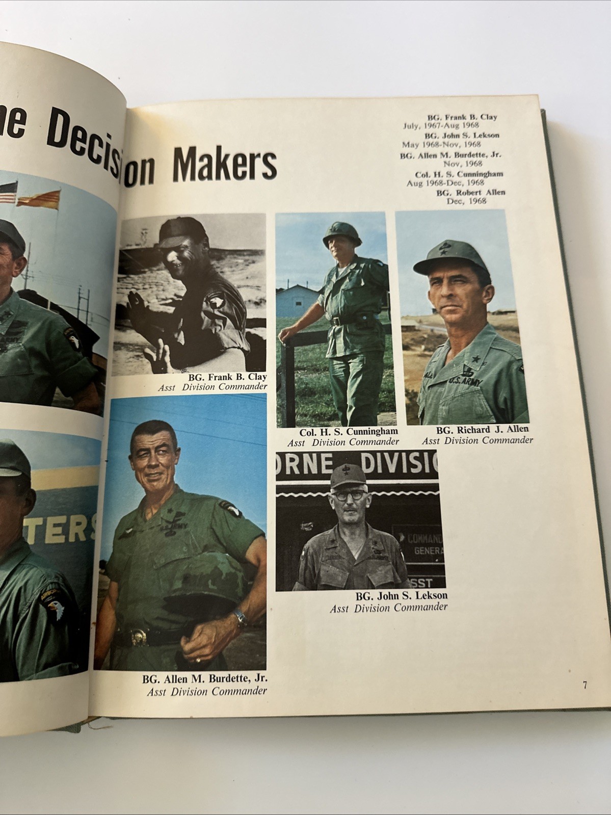 Vietnam War US Army Yearbook for the 101st Airborne Division in Vietnam 1968