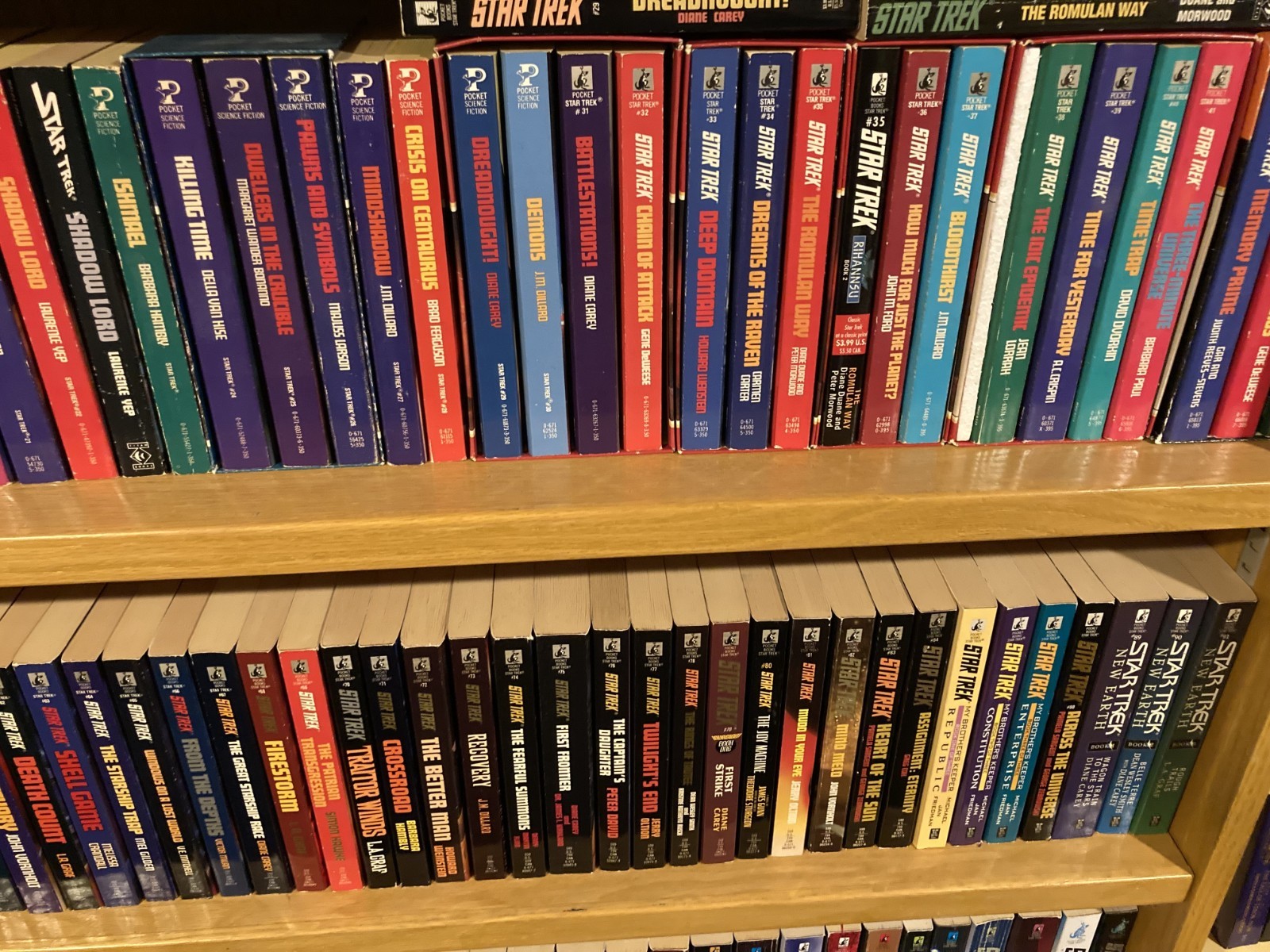 Star Trek Books -CHOICE- Numbered Pocket Books for Star Trek The Original Series