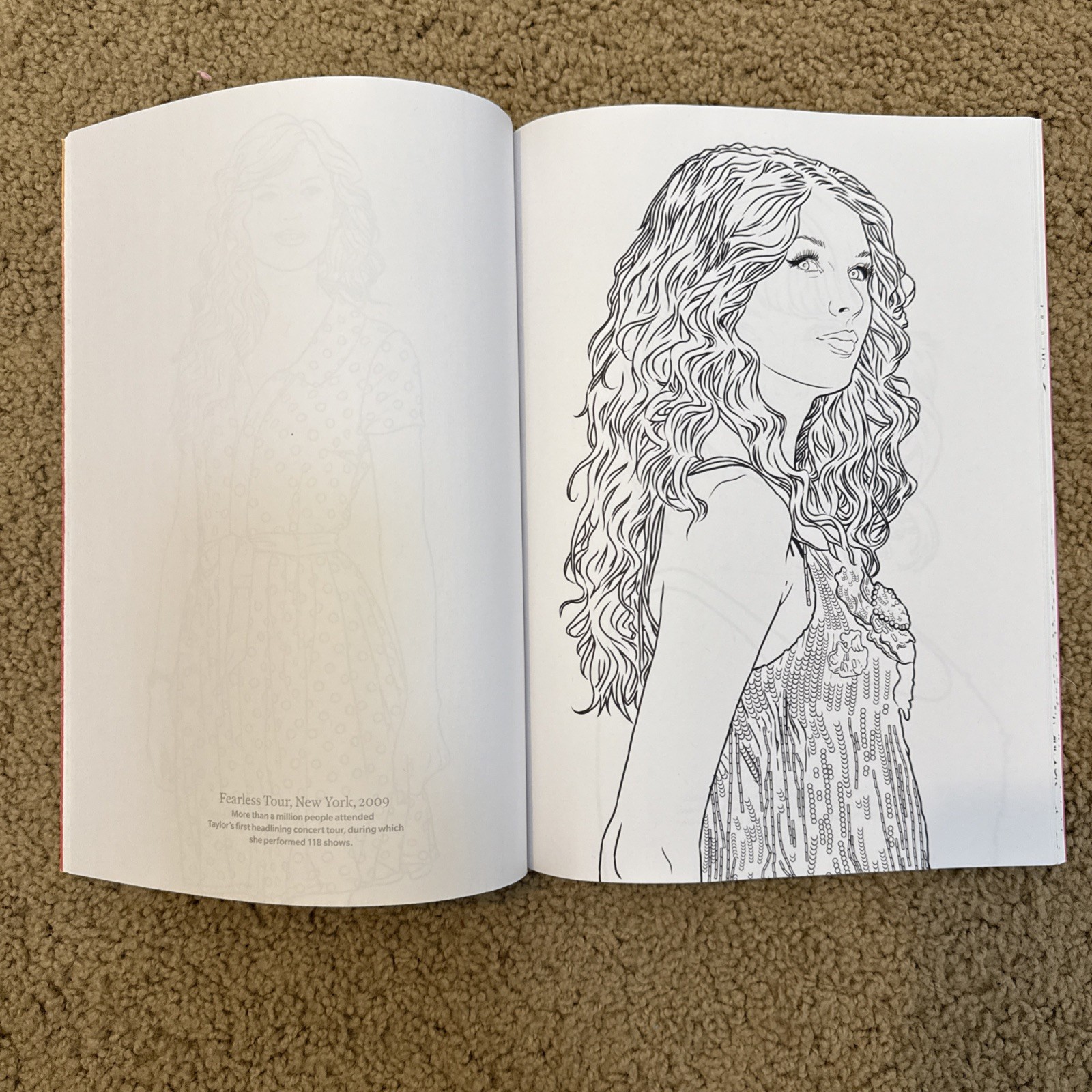 Taylor Swift Coloring Book 2025 BHG Specials 40 Designs of Taylor to Color! NEW