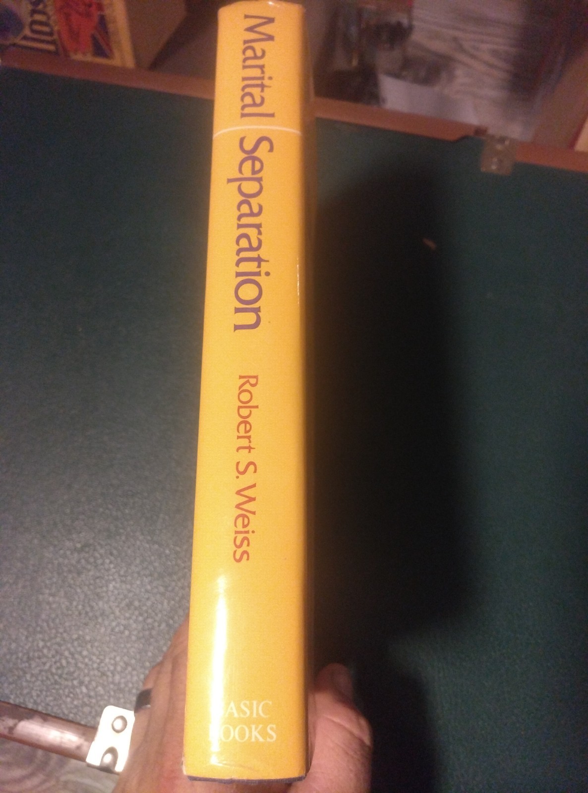 Marital Separation Robert S. Weiss 1975 Hardcover First Edition 1st Printing DJ