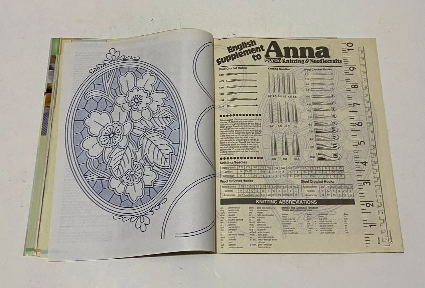 Vintage ANNA Burda Knitting & Needlecrafts Magazine AUG 2000,Creative Projects
