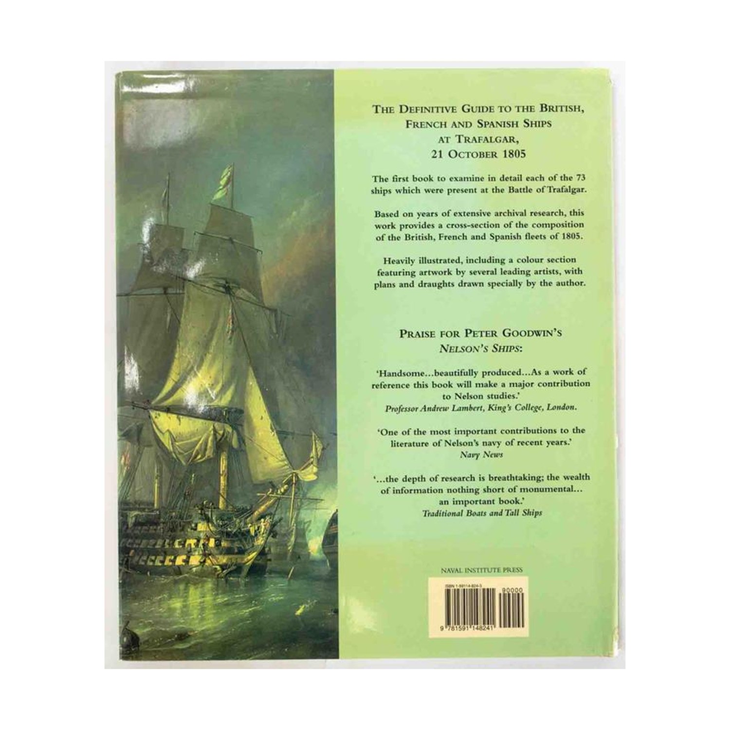 Naval Inst Historical B Ships of Trafalgar – The British, French, and VG+/NM