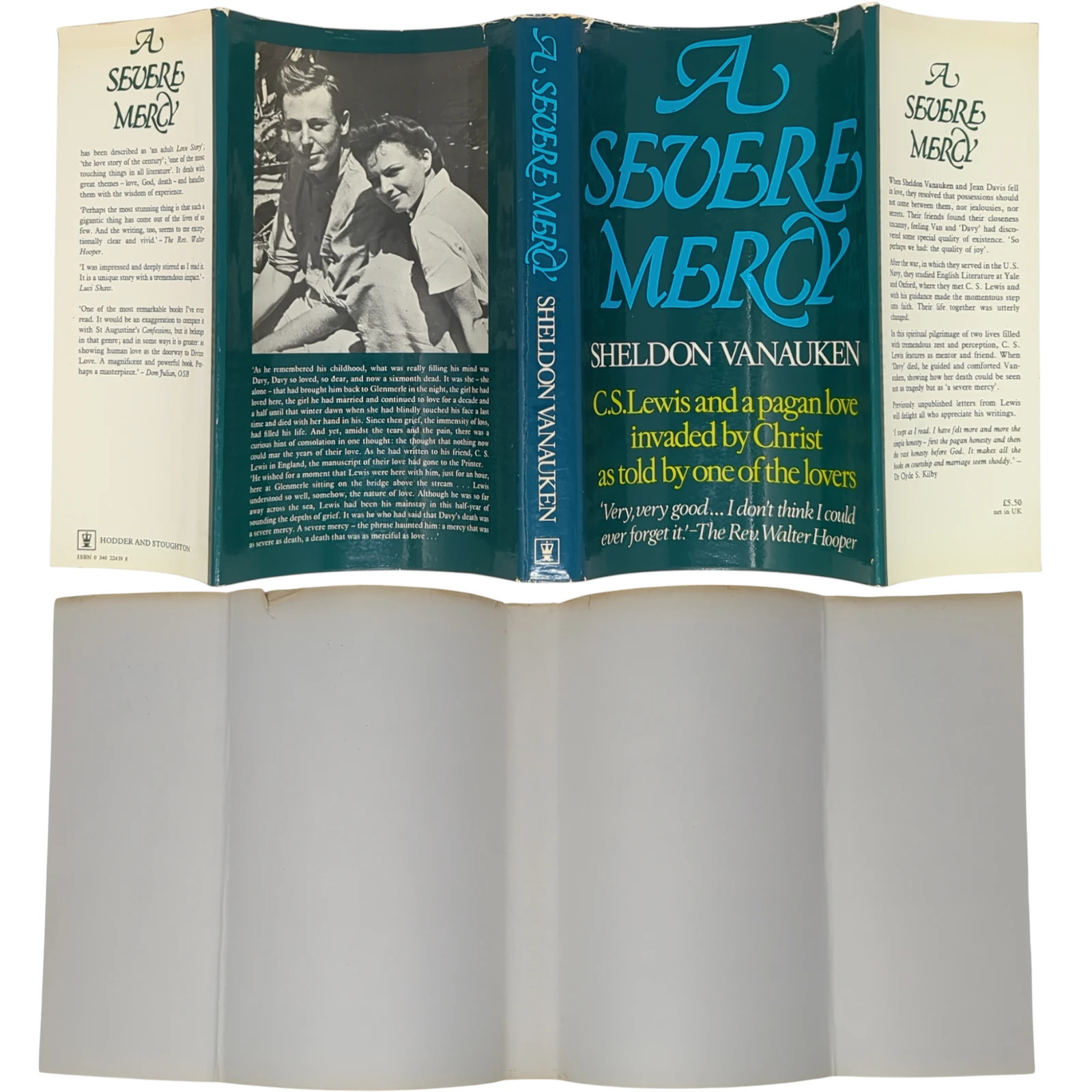 1977 A Severe Mercy SHELDON VANAUKEN C S Lewis & a Pagan Love Christ 1ST EDITION