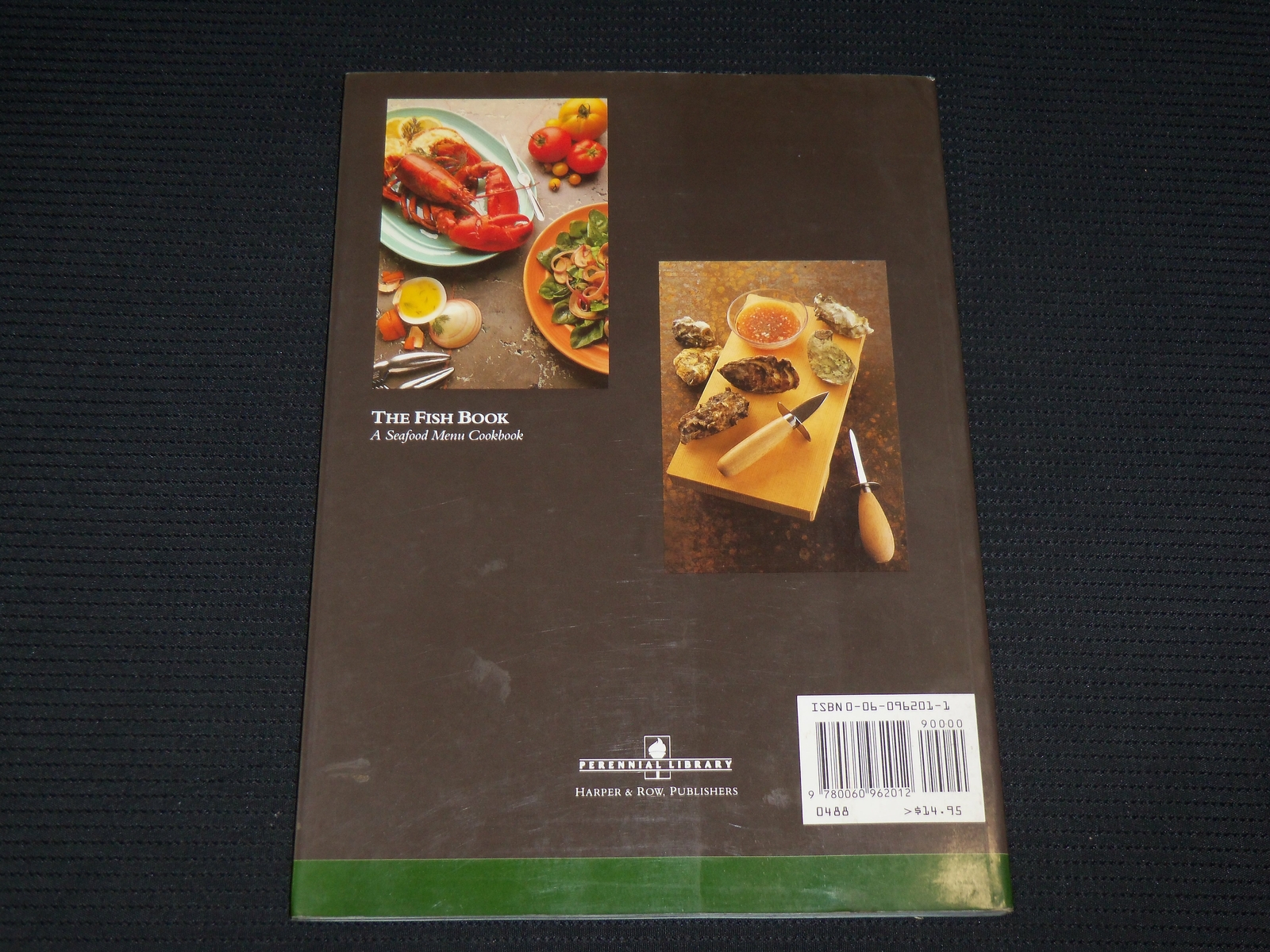 1985 THE FISH BOOK BY KELLY MCCINE – SOFTCOVER – NICE PHOTOS – R 719G