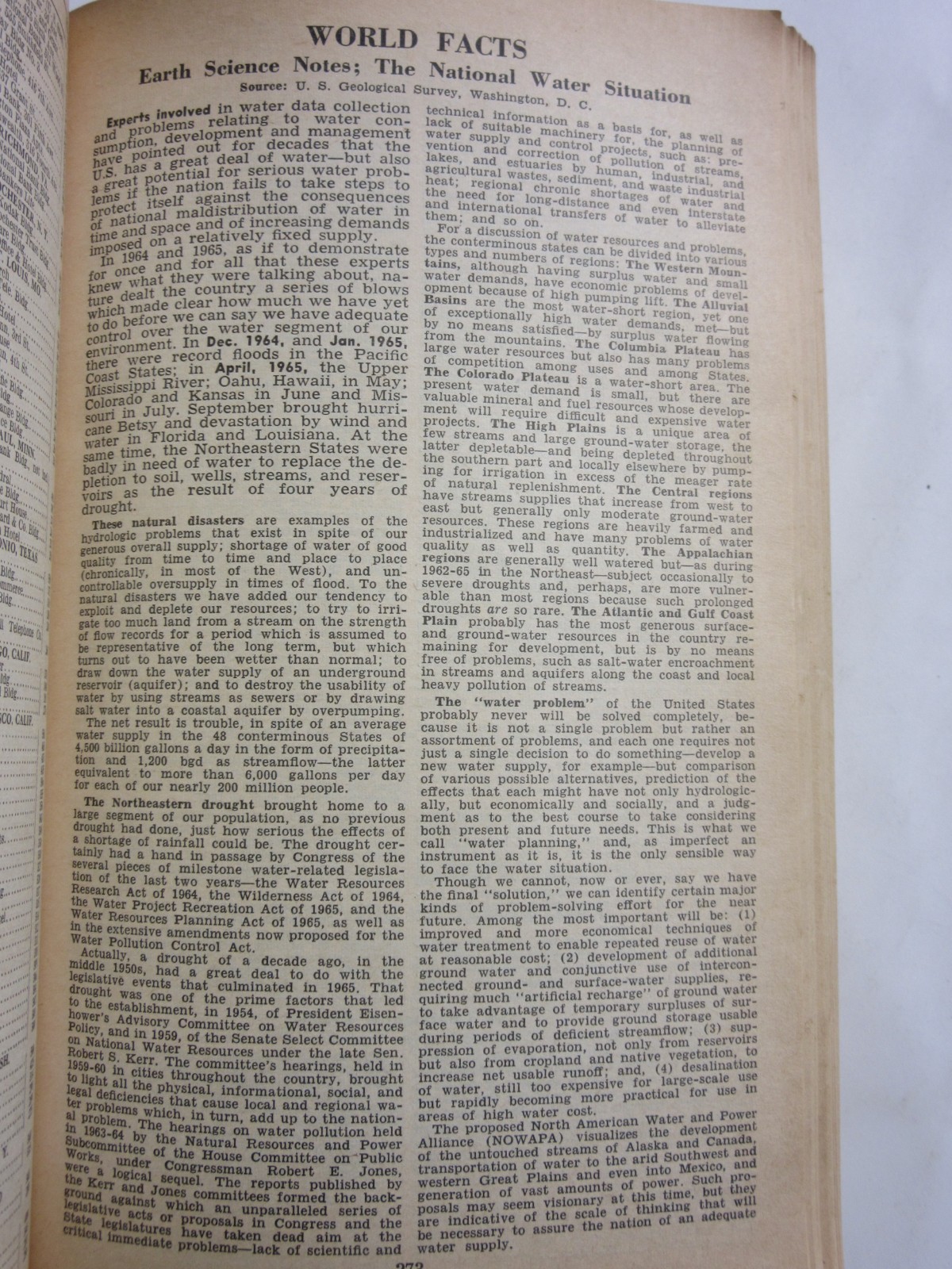 The 1966 World Almanac and Book of Facts New World Telegram 896 pages