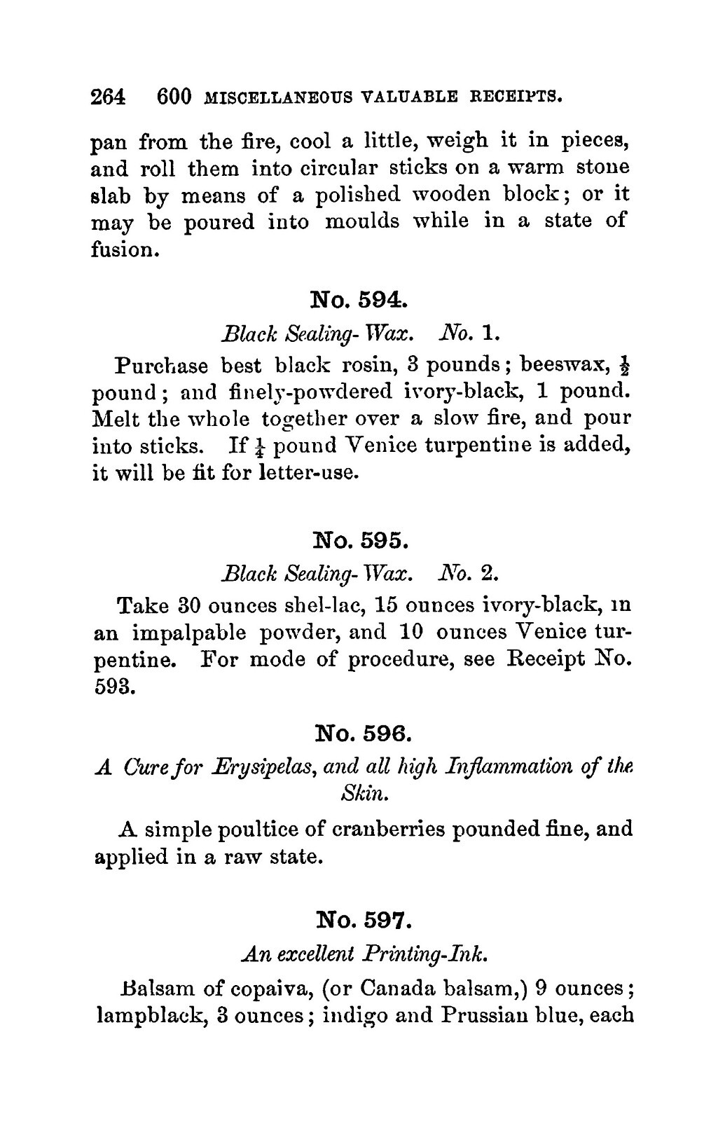 1867 Six Hundred Receipts Worth Their Weight In Gold 307 Pages