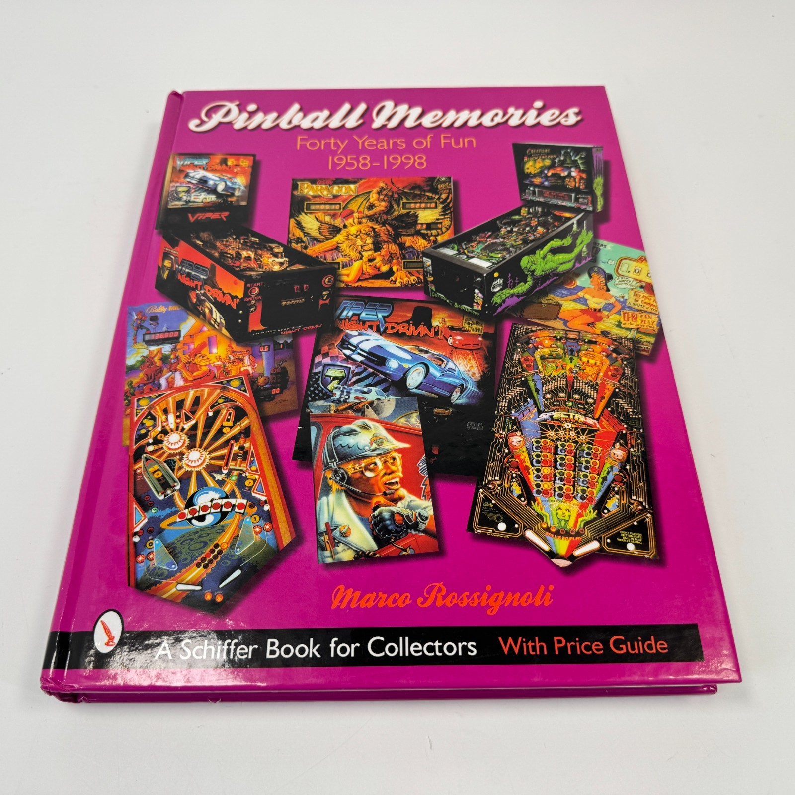 Pinball Memories Book: 1958-1998. Hardback – Marco Rossignoli – 272 pages