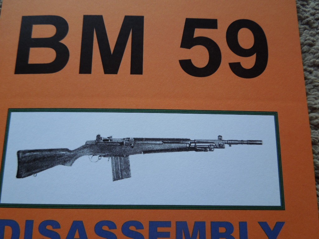 Beretta BM 59 .308 or 7.62mm Nato Rifle Collector Book  31 Pages