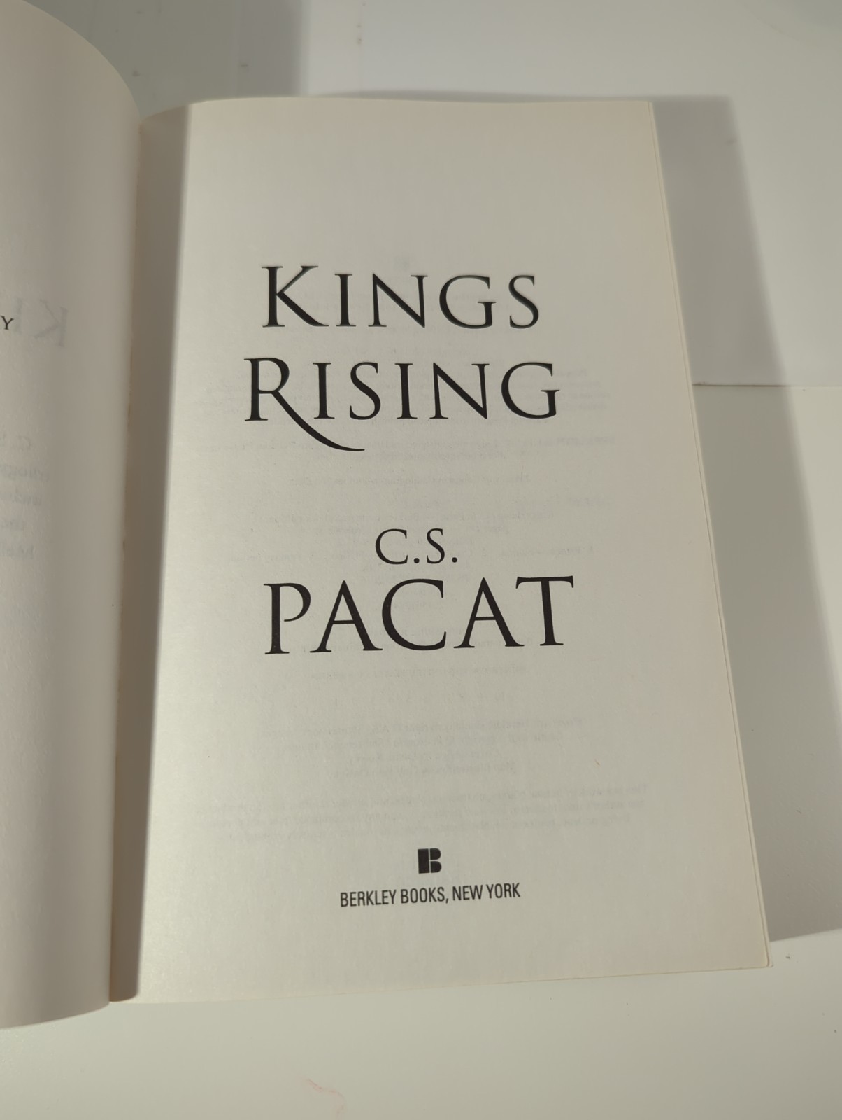 C.S. Pacat Kings Rising Book 3 Captive Prince Trilogy (Paperback)