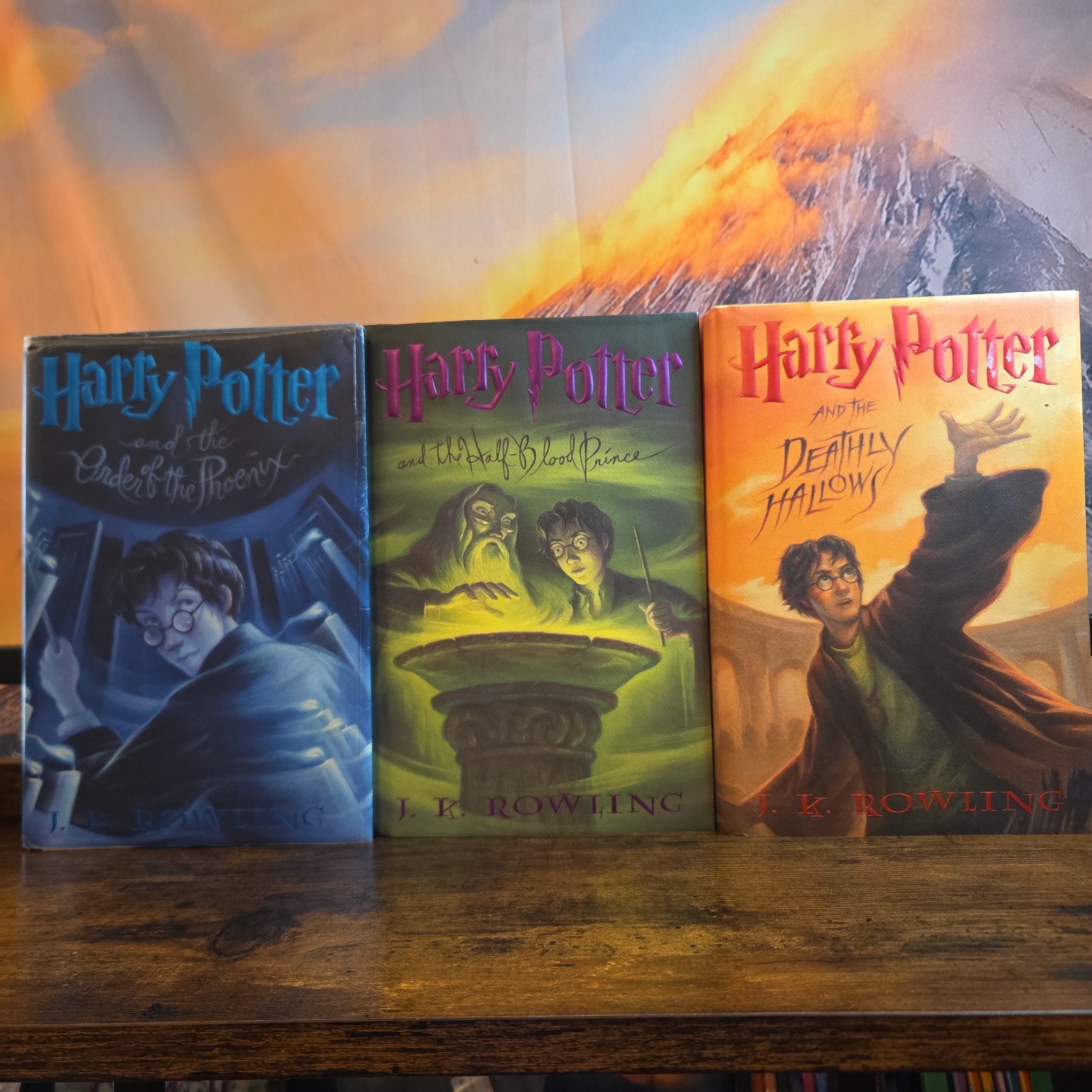 Harry Potter Boxed Set 1-7 First Edition + Display Box SOME DAMAGE