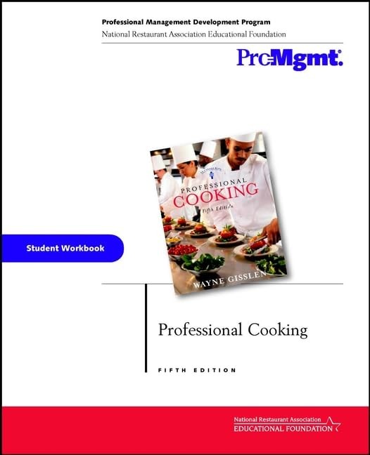 Professional Cooking Student W – GOOD