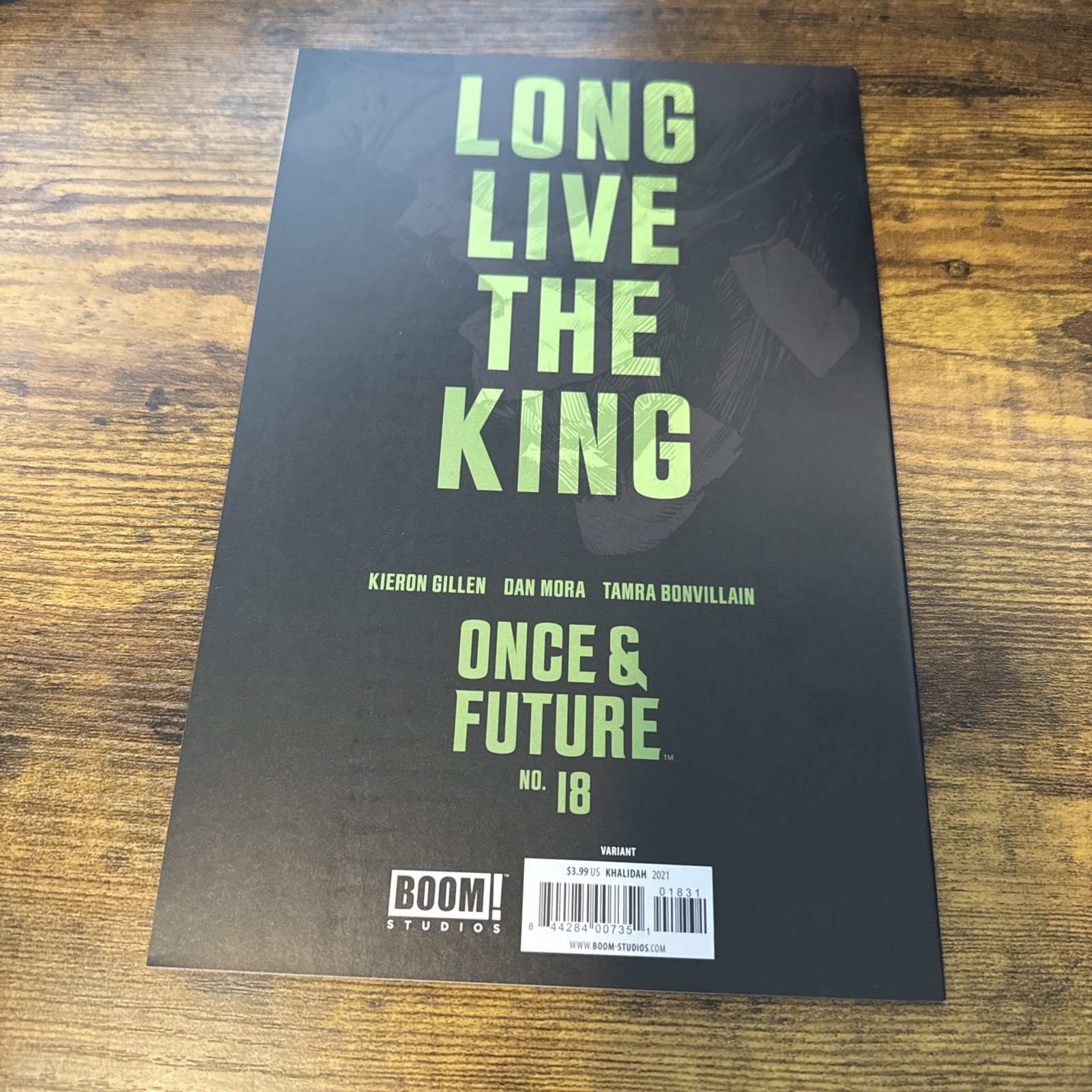 ONCE & FUTURE 18 1:25 QISTINA KHALIDAH VIRGIN VARIANT (2021, BOOM! STUDIOS)
