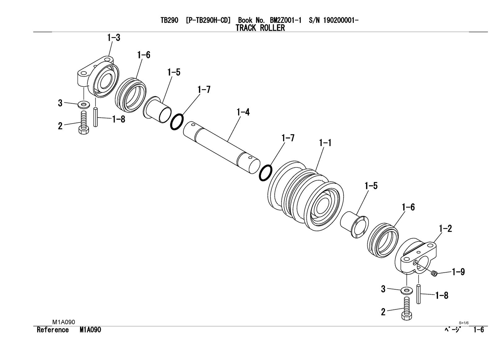 TAKEUCHI TB290 Hydraulic Excavator Parts Manual SN 190200001 Up – COIL BINDING