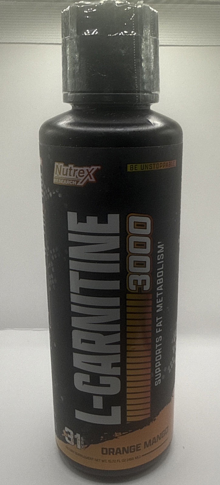 Nutrex Research, L-Carnitine 3000, Orange Mango, 15.72 fl oz (465 ml) (ac)