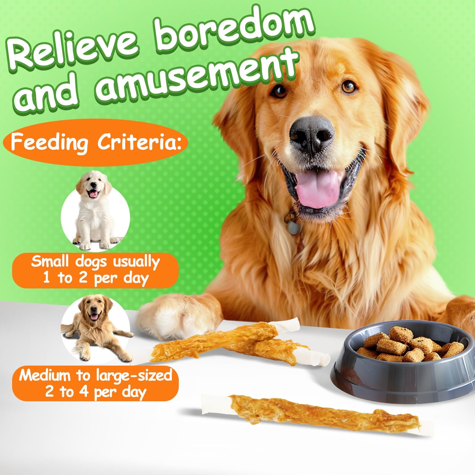 MAQIHAN Chicken Wrapped Rawhide Dog Treats – 15 Oz Hide 15 Ounce (Pack of 1)