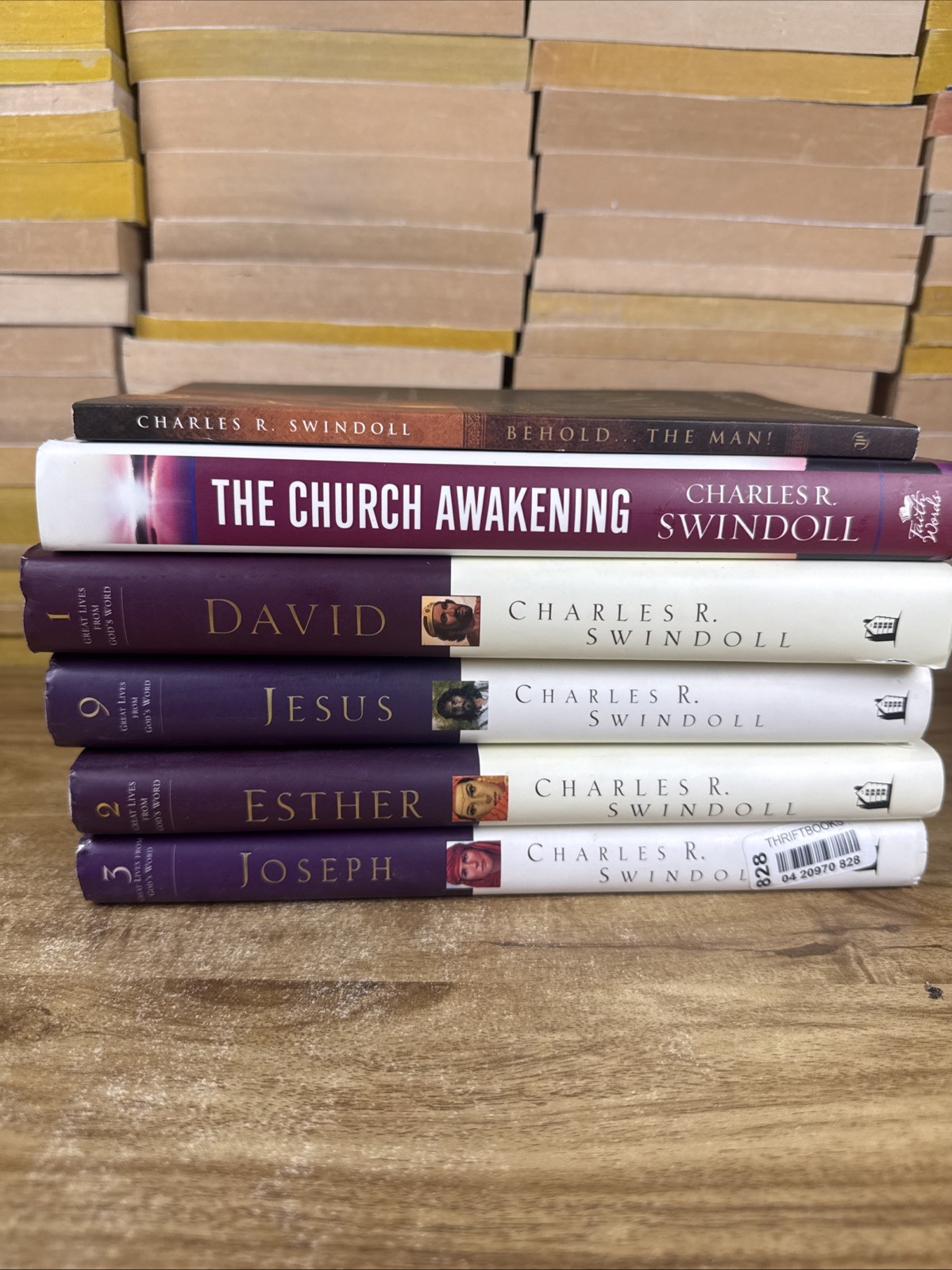 Lot Of 6 Charles R Swindoll Books Hardcover Softcover Mix Christianity Religious