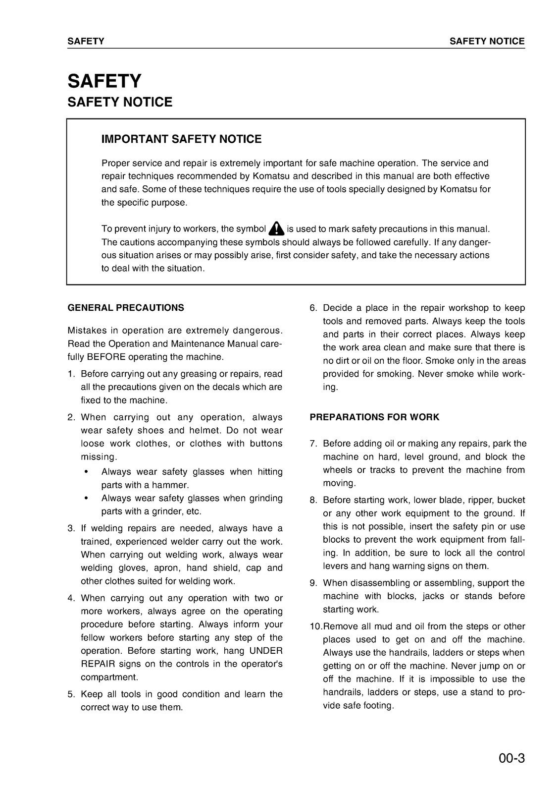 KOMATSU PC78MR-6 SN 1001 UP SHOP MANUAL – SECURED – JACKET – XL FOLDOUT PAGES