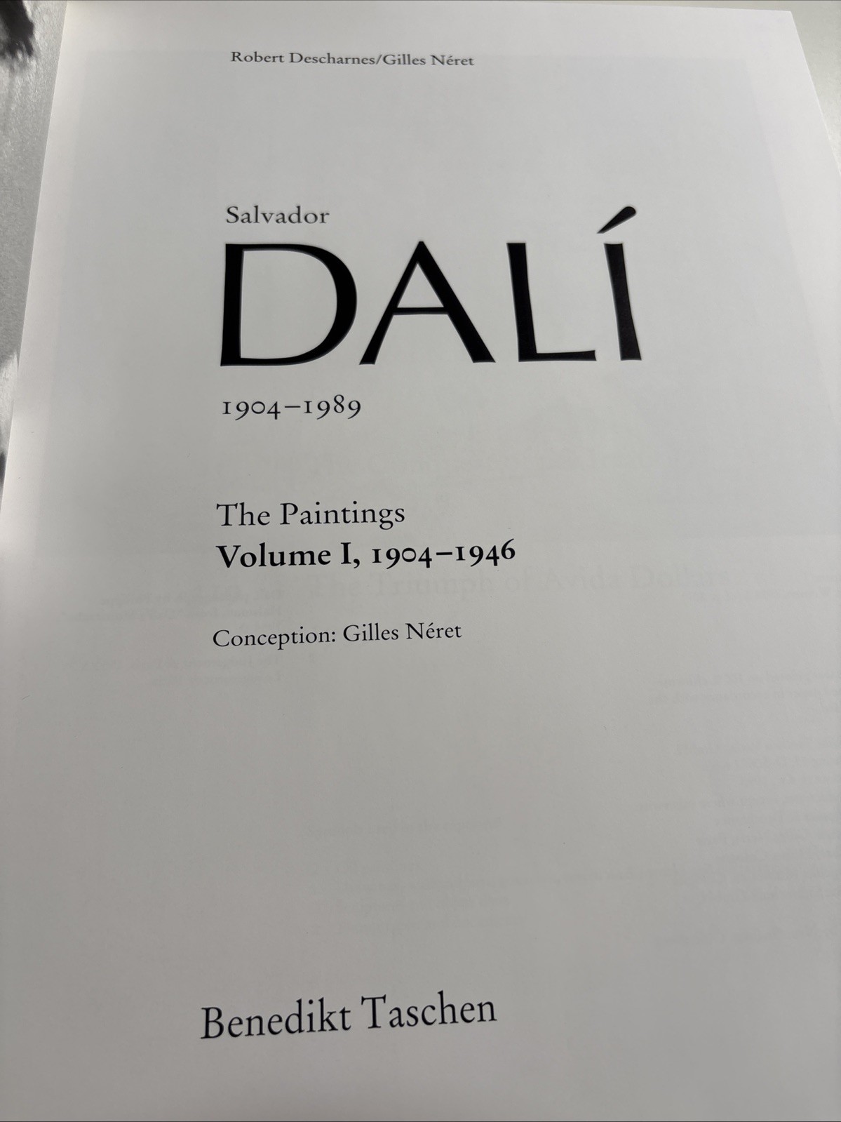 SALVADOR DALI The Paintings Benedikt Taschen Volumes I and II Hardcover Slipcase
