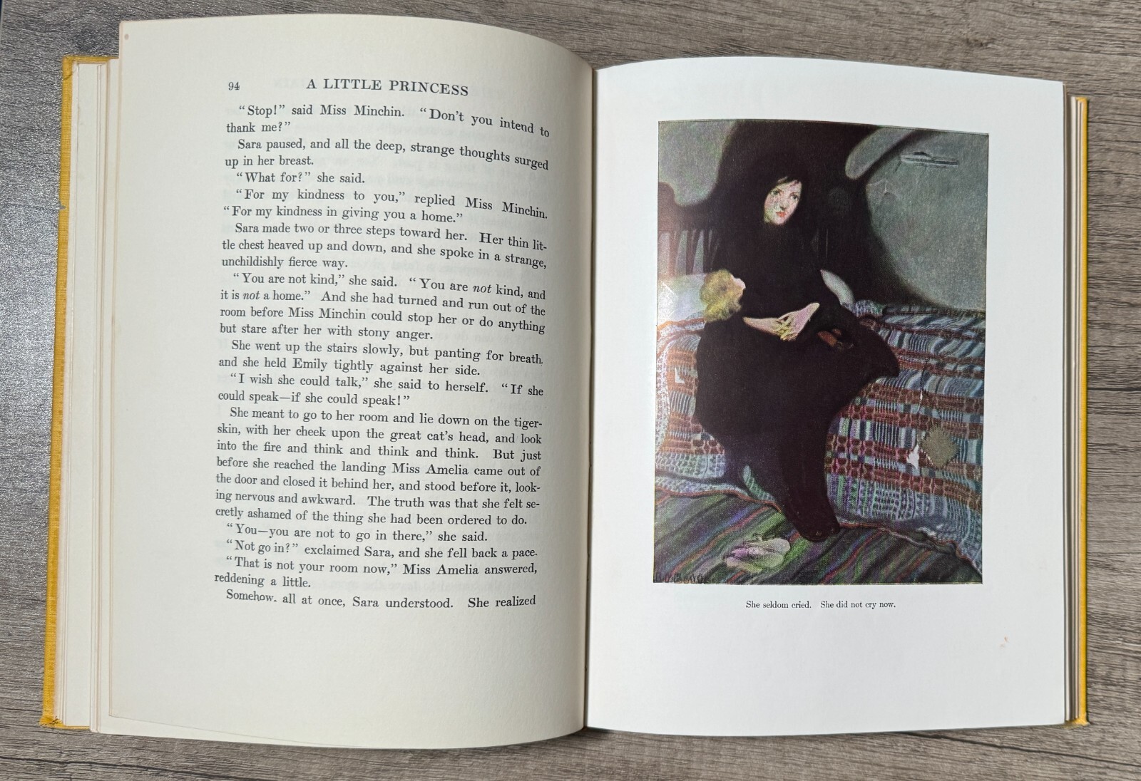 A LITTLE PRINCESS Frances Hodgson Burnett Vintage Ethel Franklin Betts