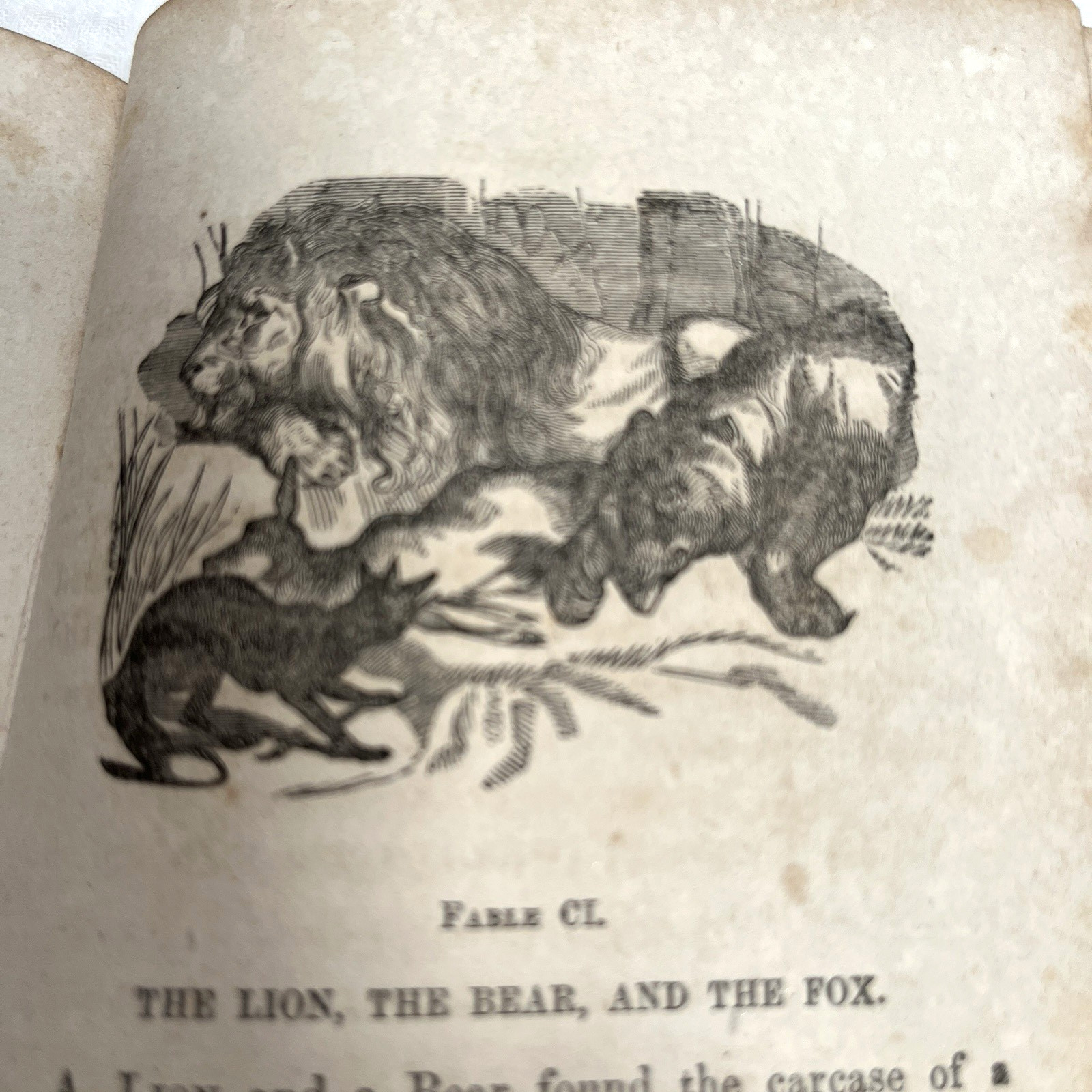 Aesop’s Fables Translated & Compiled Thomas James Illust John Tenniel NY, 1848