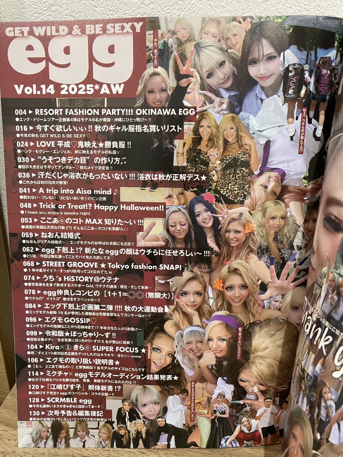 egg Vol.14 A/W 2025 Japanese Girl Gyaru Gal Japanese Kawaii Fashion Makeup Japan