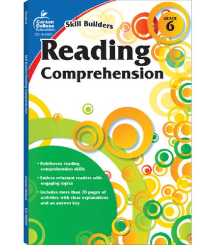Reading Comprehension, Grade 6 (Skill Builders) – Paperback – GOOD