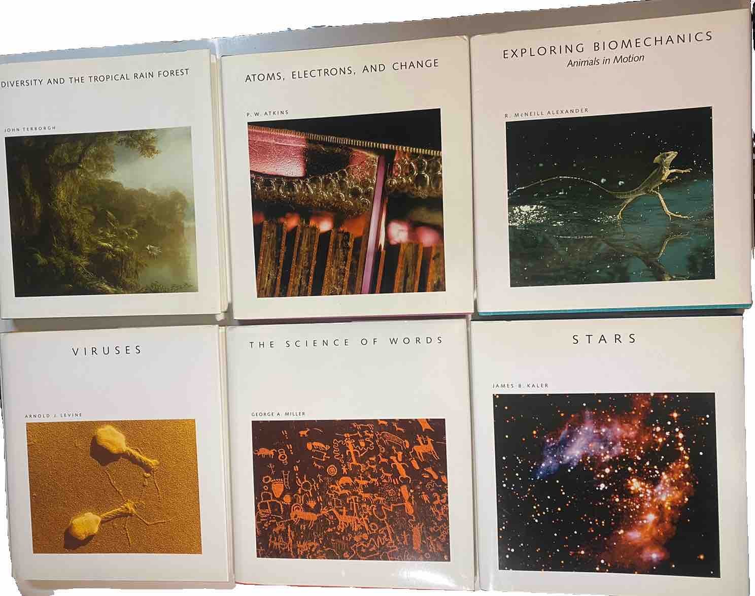 SCIENTIFIC AMERICAN LIBRARY Series Hard Cover Books With Dust Jackets Lot of 59