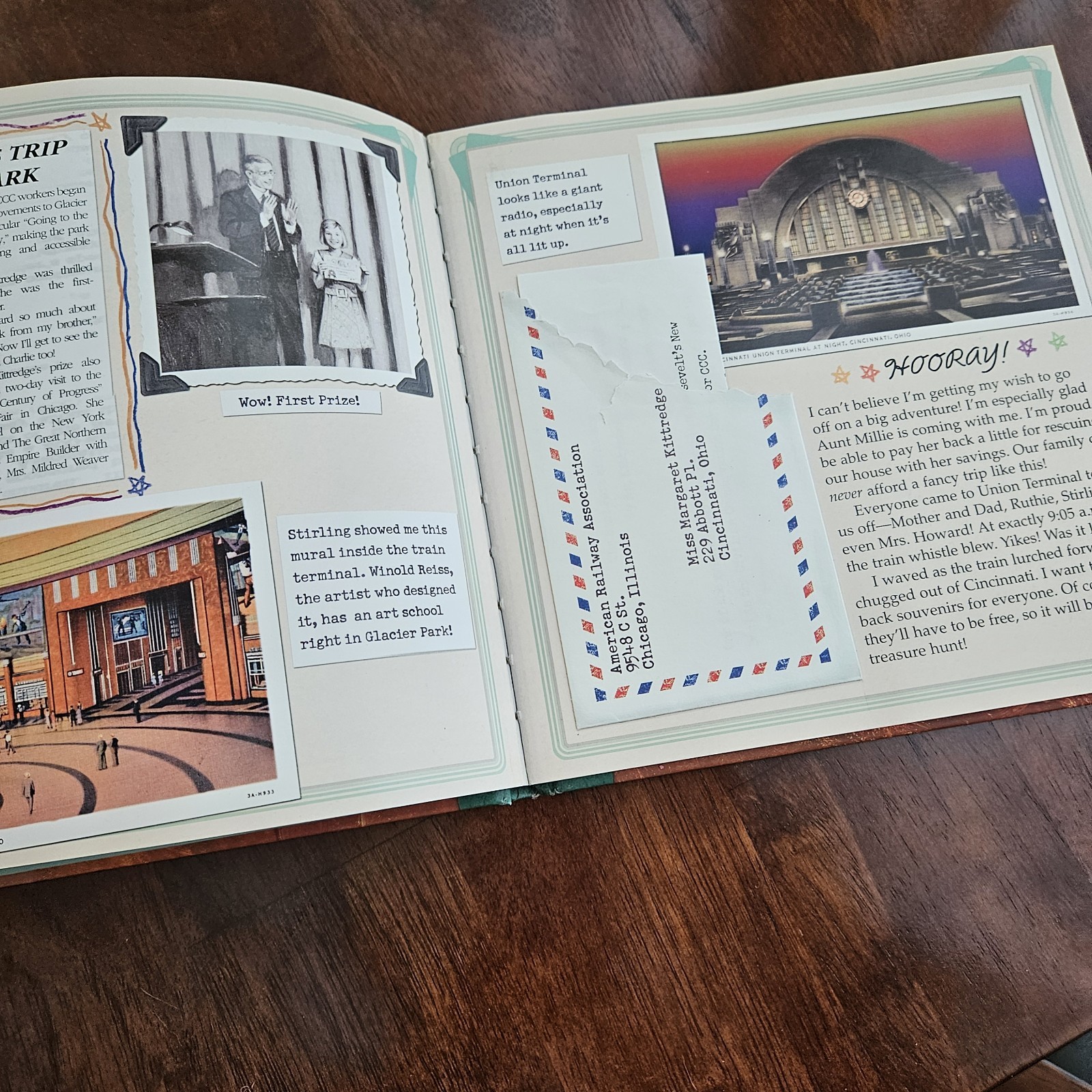 Kit’s Railway Adventure (American Girl Collection) Scrapbook