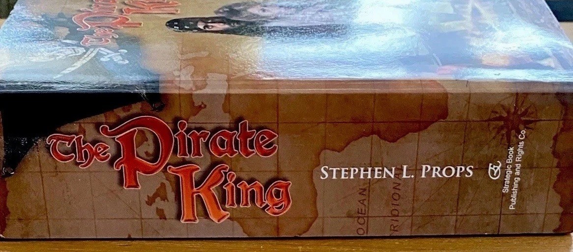 “Pirate King” 2014 Paperback Novel Signed by Author Stephen L. Props *Ships Free