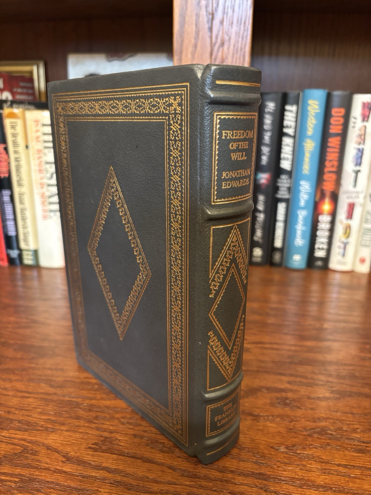 Freedom of the Will. Jonathan Edwards .Franklin Library 1984 Full Leather Fine