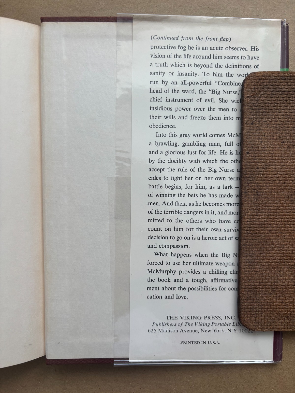 Ken Kesey One Flew Over the Cuckoo’s Nest 1966 third printing counterculture