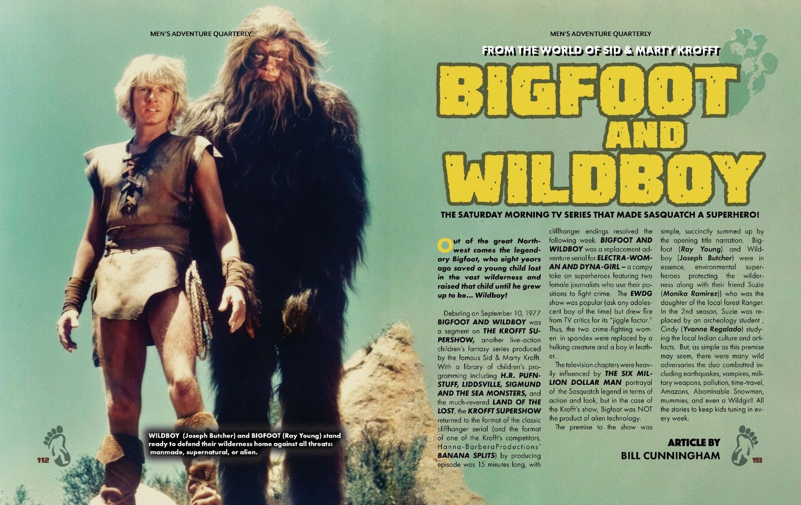 MEN’S ADVENTURE QUARTERLY #14, the BIGFOOT ISSUE.