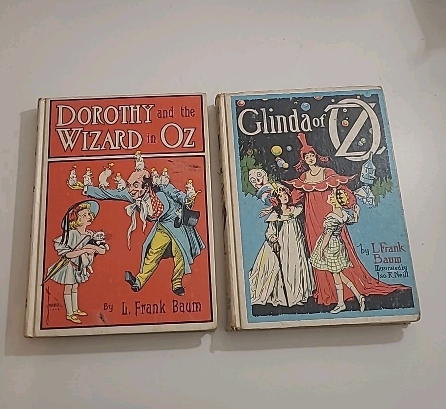 Wizard of OZ L. Frank Baum Book Set Of 12 Hardcover Reilly & Lee 1956