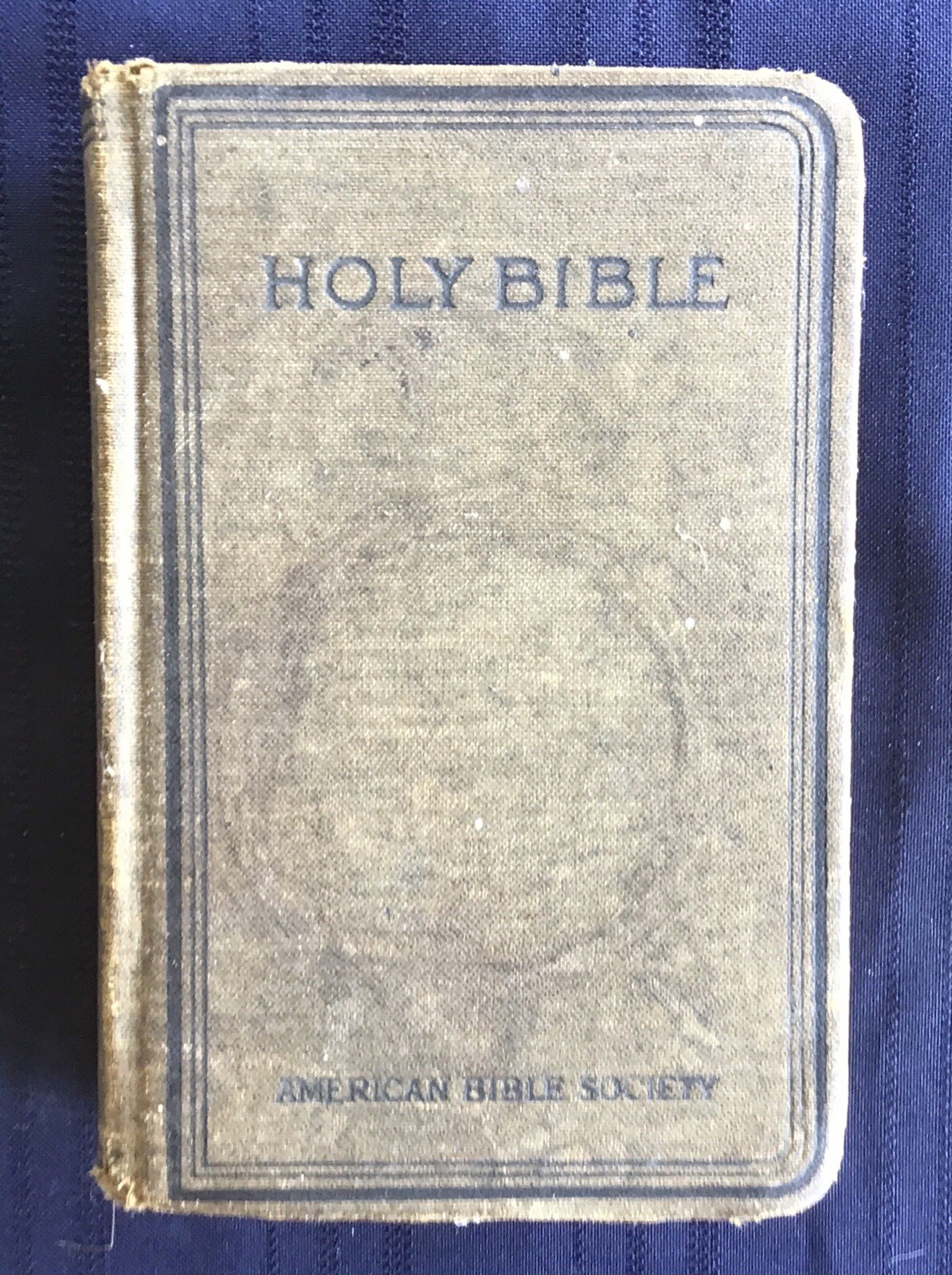 1920 ed. HOLY BIBLE, American Bible Society, small size, 4-1/8” x 6-1/8”