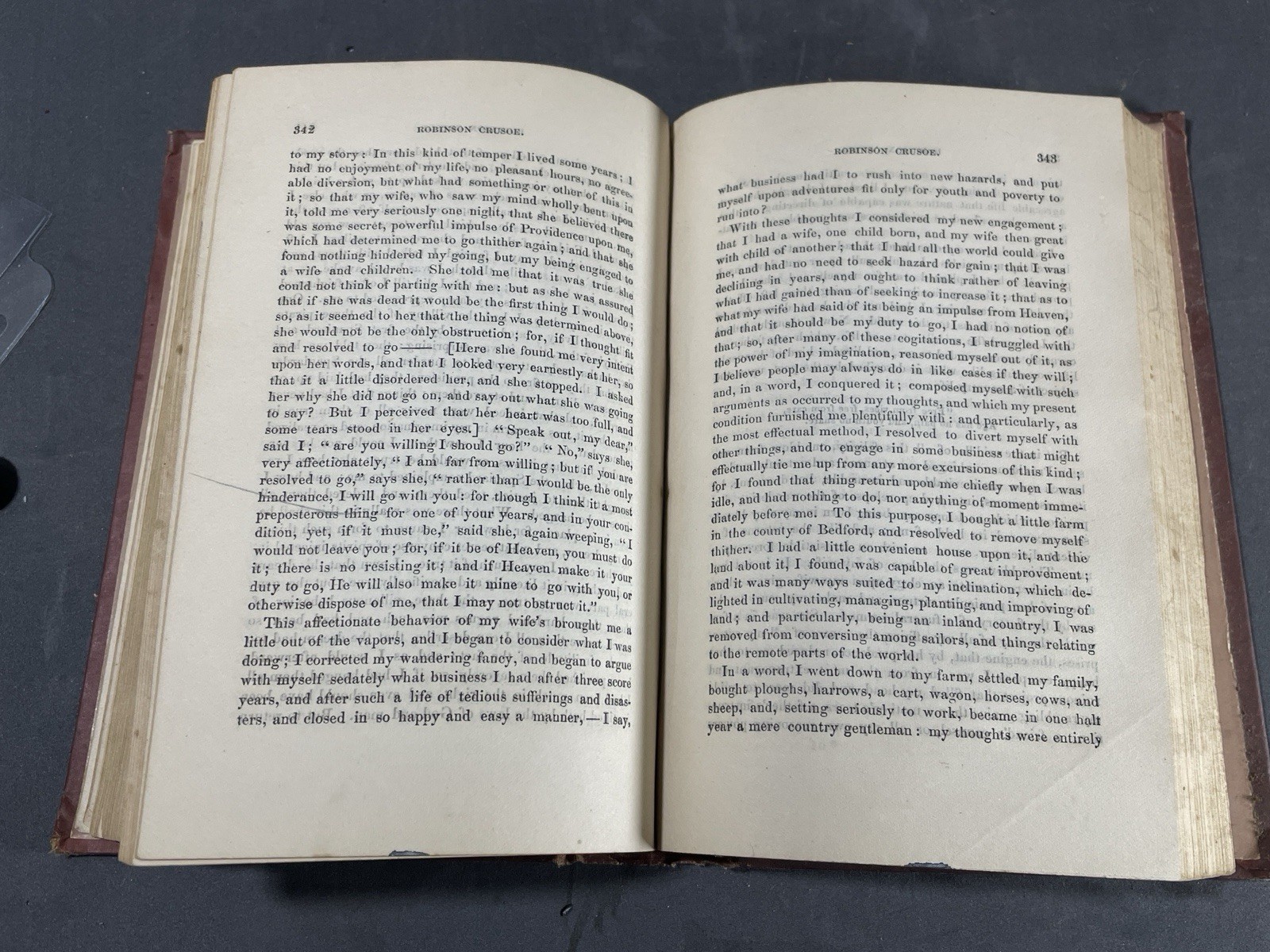 Robinson Crusoe Alta Edition c.1880’s Victorian HC Daniel DeFoe Classic Book