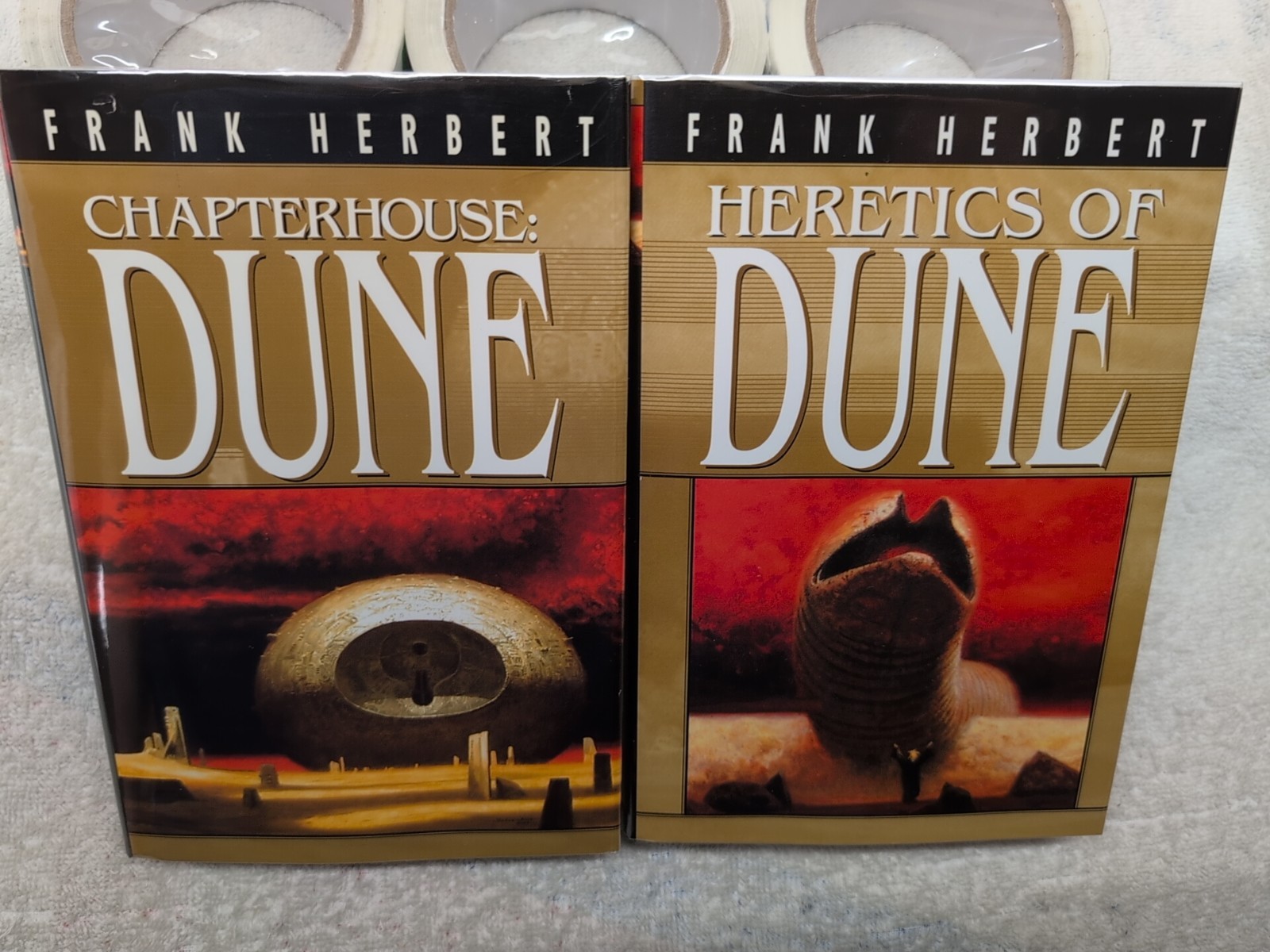 5 Vols!! DUNE COMPLETE SERIES by Frank Herbert + Custom Mylar ~ DUNE in 5 Vols!!