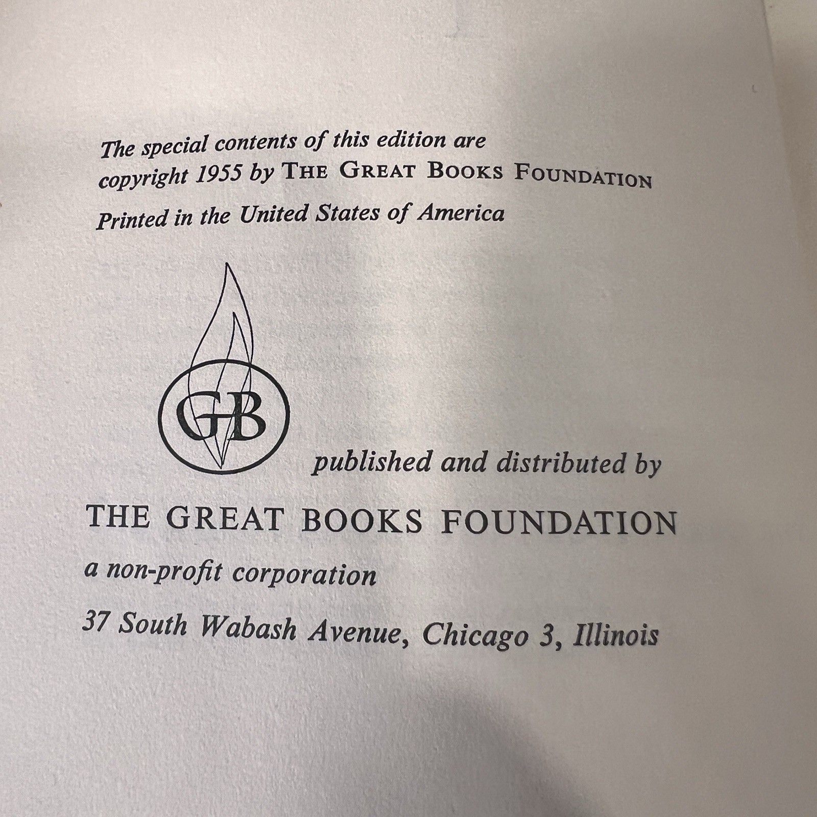 1955 Great Books Foundation 9 Vol Set Vol 1-9 First Year Course w/ Box GB