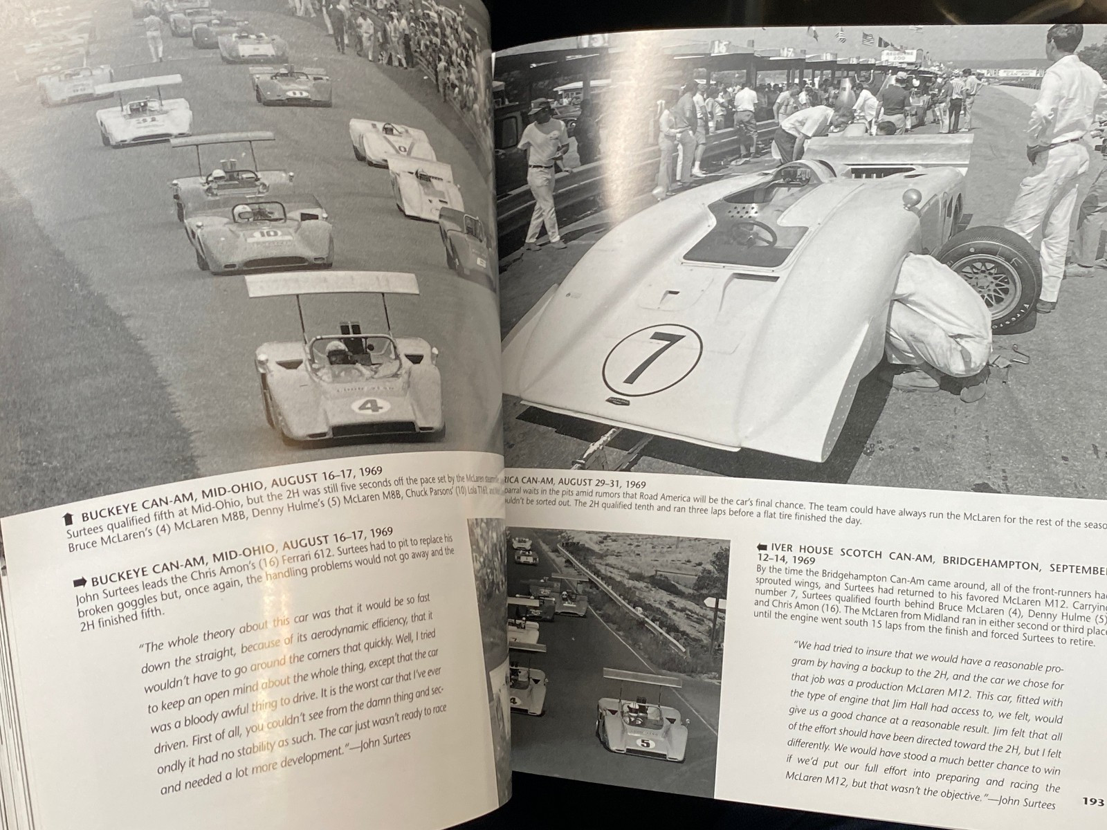 Chaparral: Can-Am & Prototype Race Cars by Dave Friedman PB Auto Racing 2005