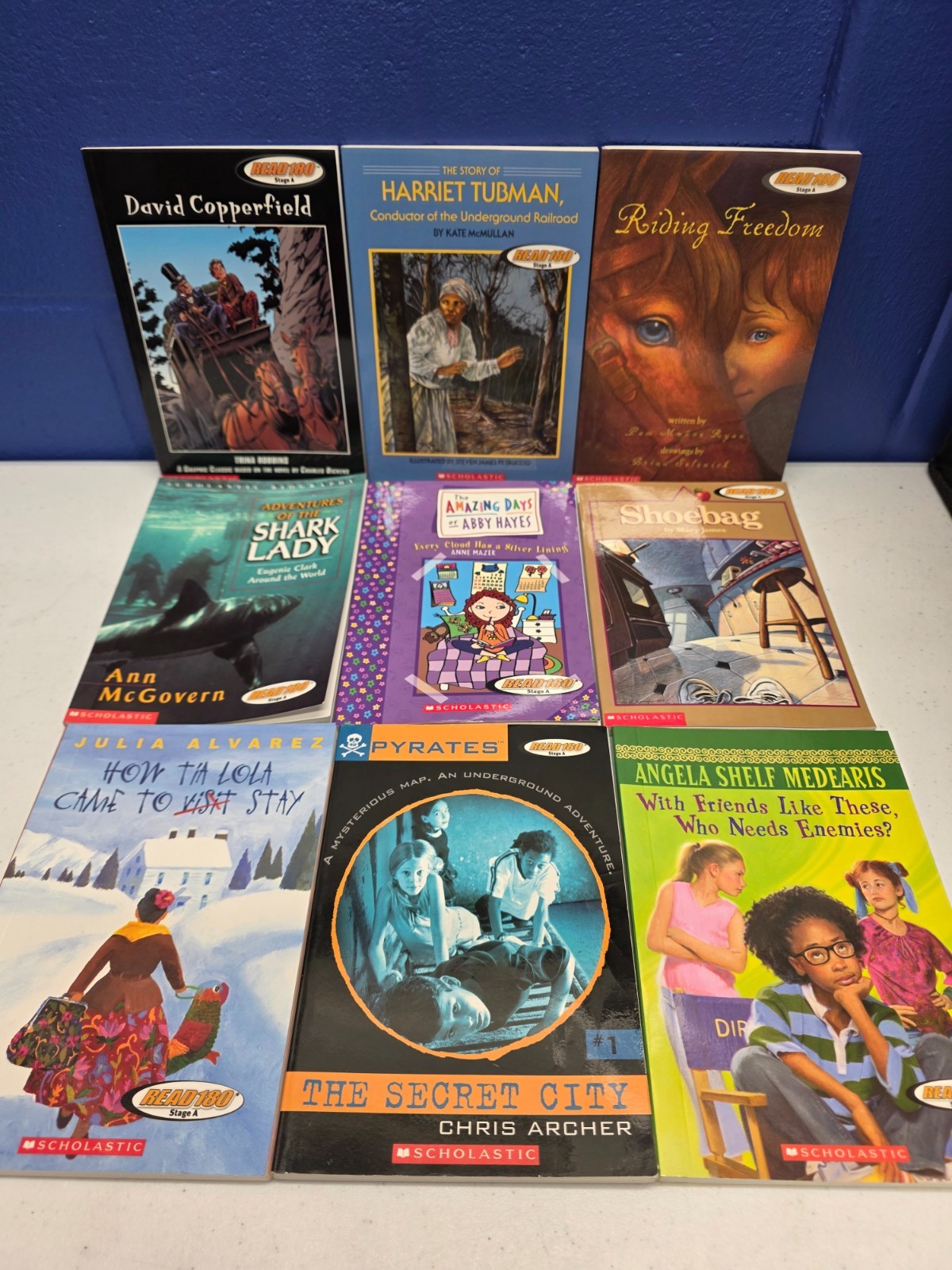 3rd-5th Grade – Scholastic READ 180 – Stage A, Level 3 Reading Books (9 books)
