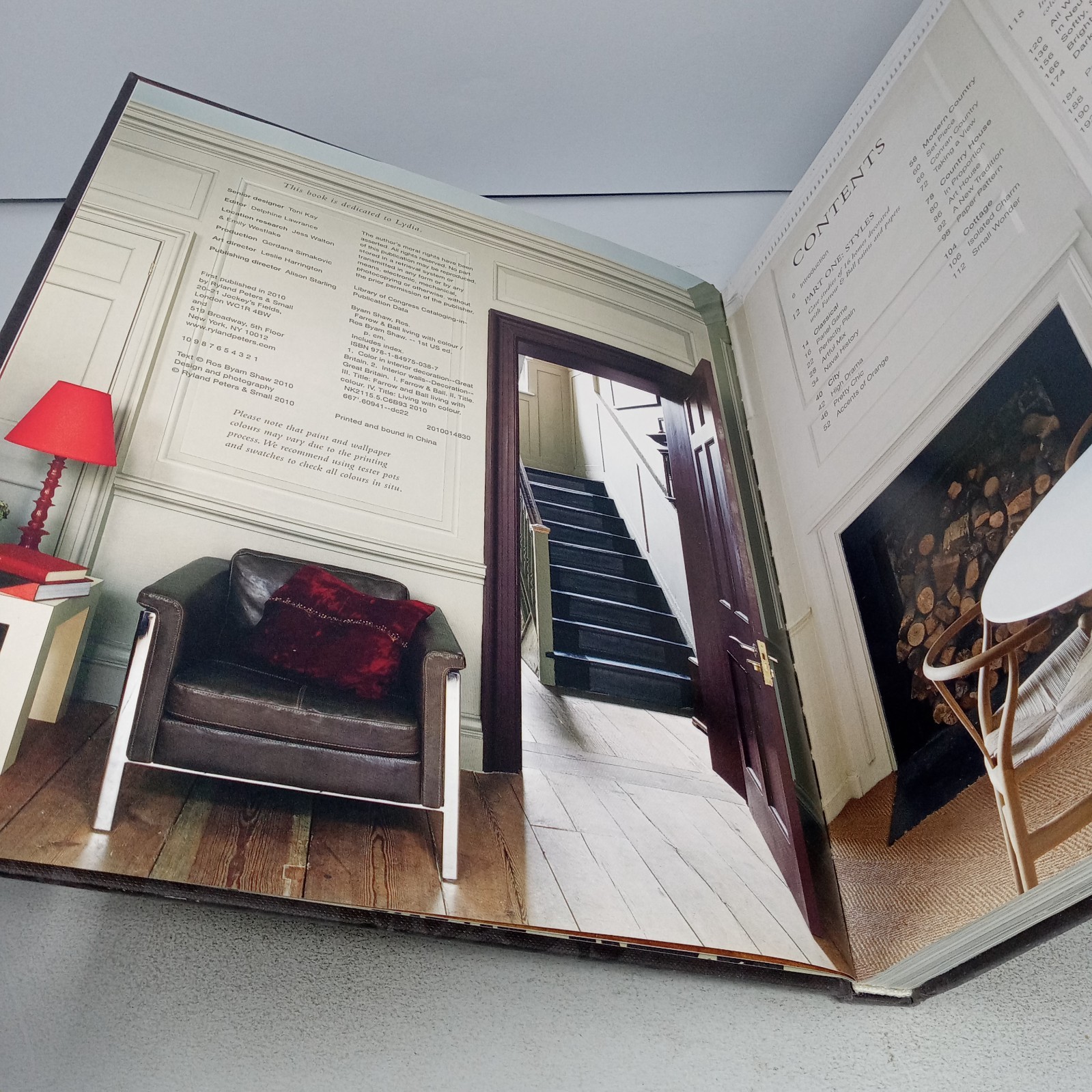 Farrow & Ball Living with Colour: 2010 Ryland Peters & Small HC by Ros Byam Shaw