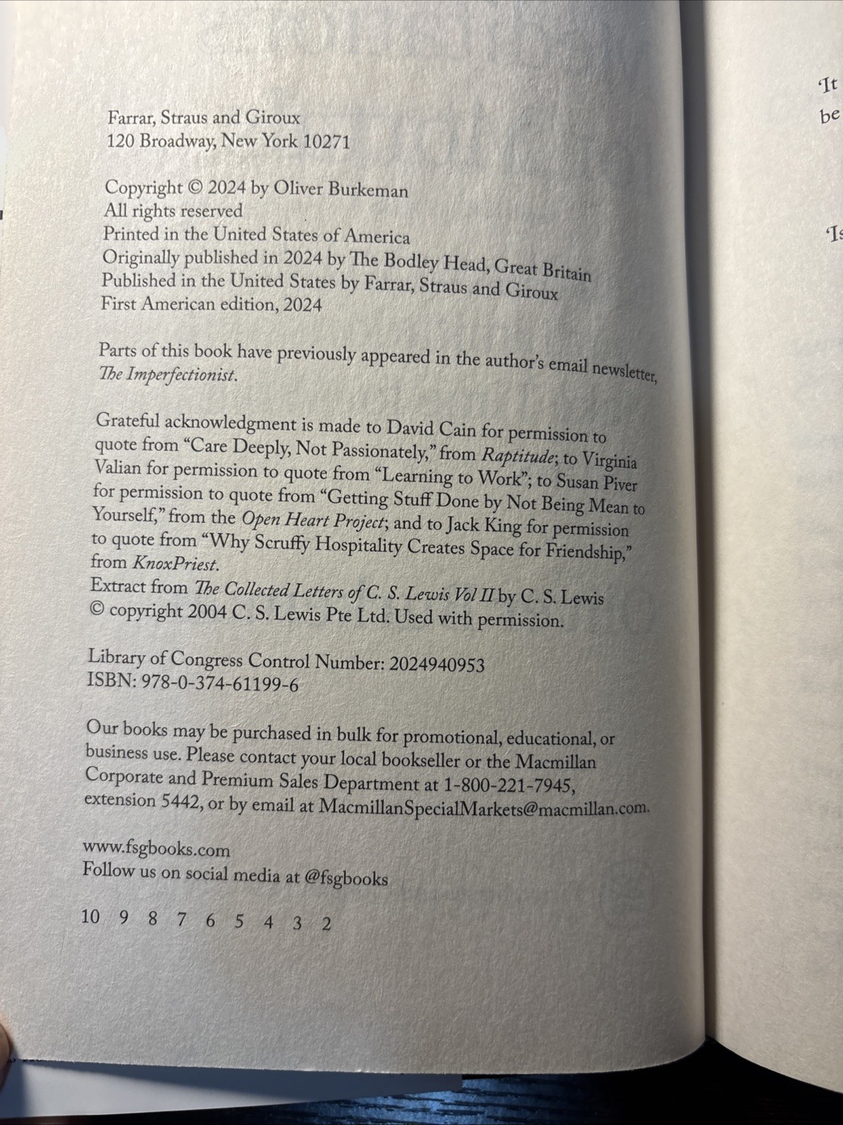 Mediations For mortals By Oliver Burkeman HCDJ 2024