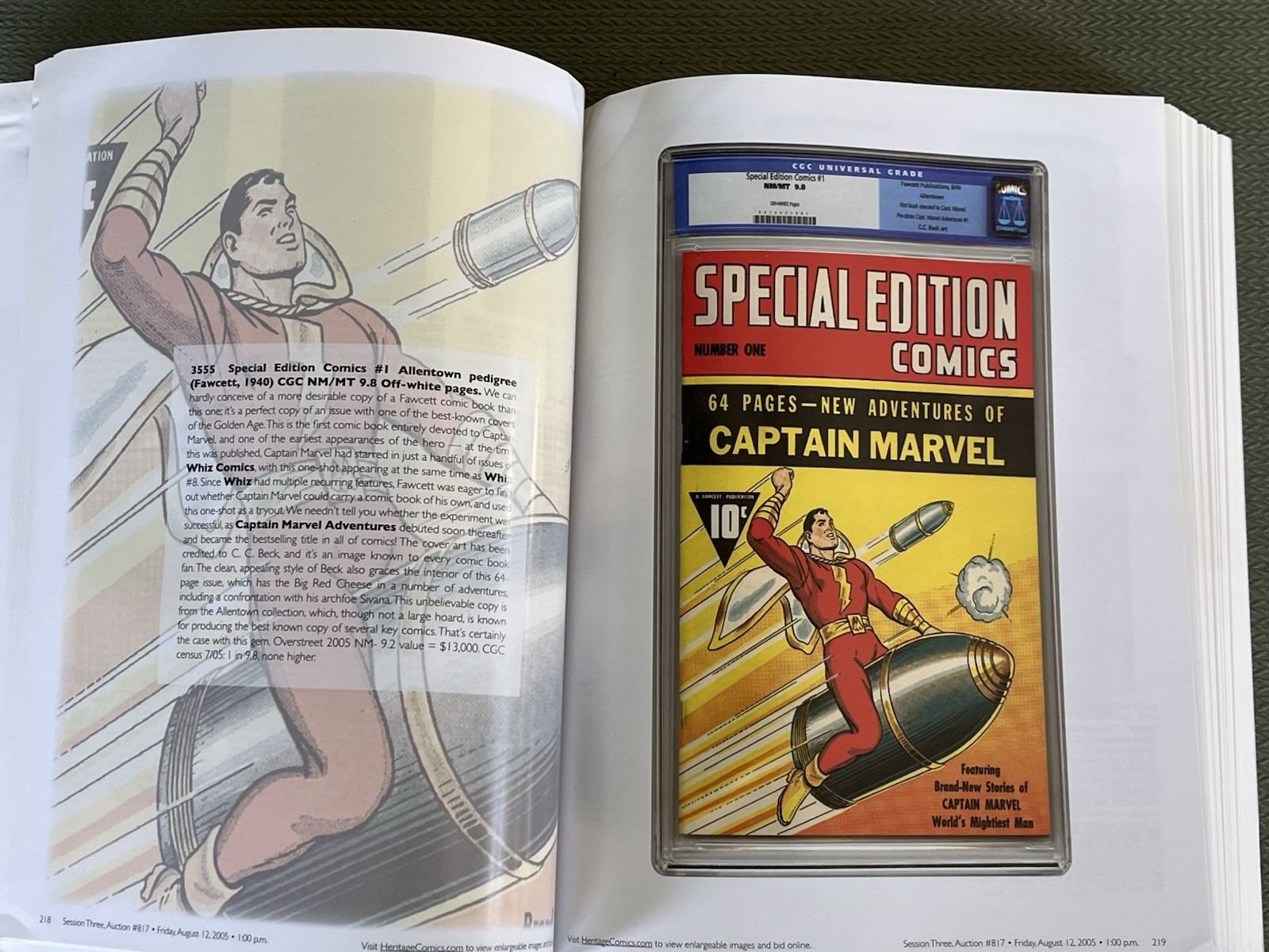 Heritage Comics Auctions August 2005 Signature Auction #817 Catalog, 588 pages