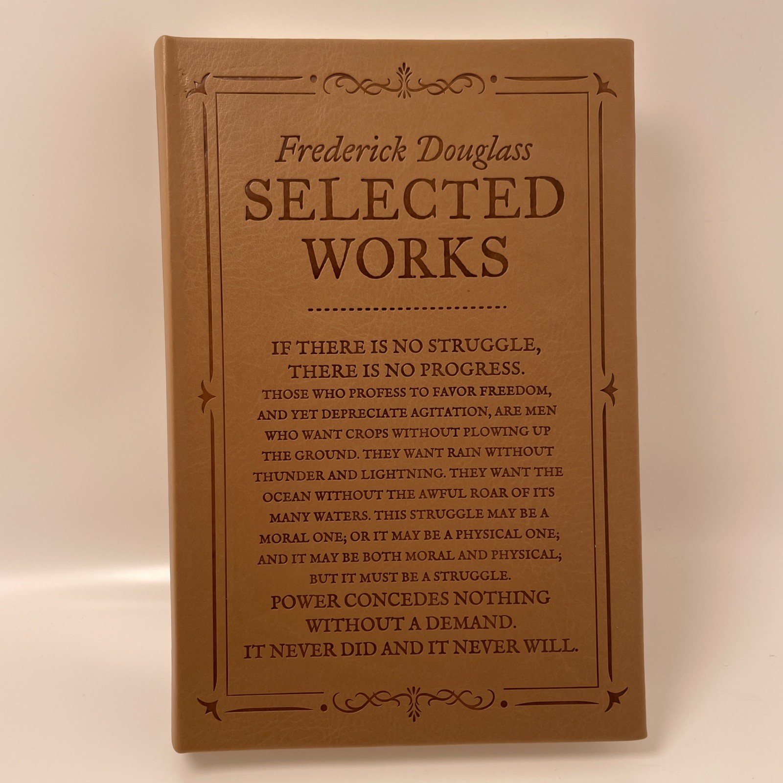 Frederick Douglass: Selected Works Soft Faux Leather bound Edition -Very Good-